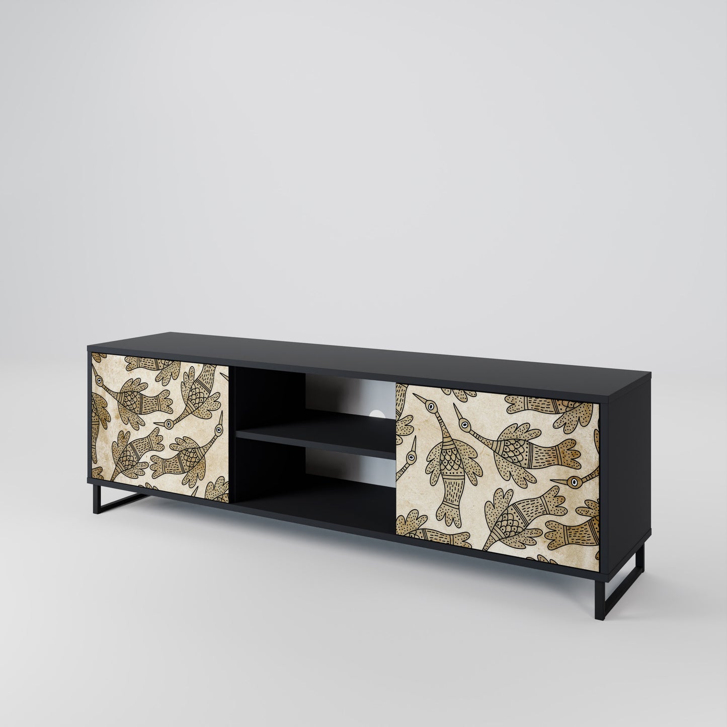 ALMONDINE SONGBIRD 2-Door TV Cabinet