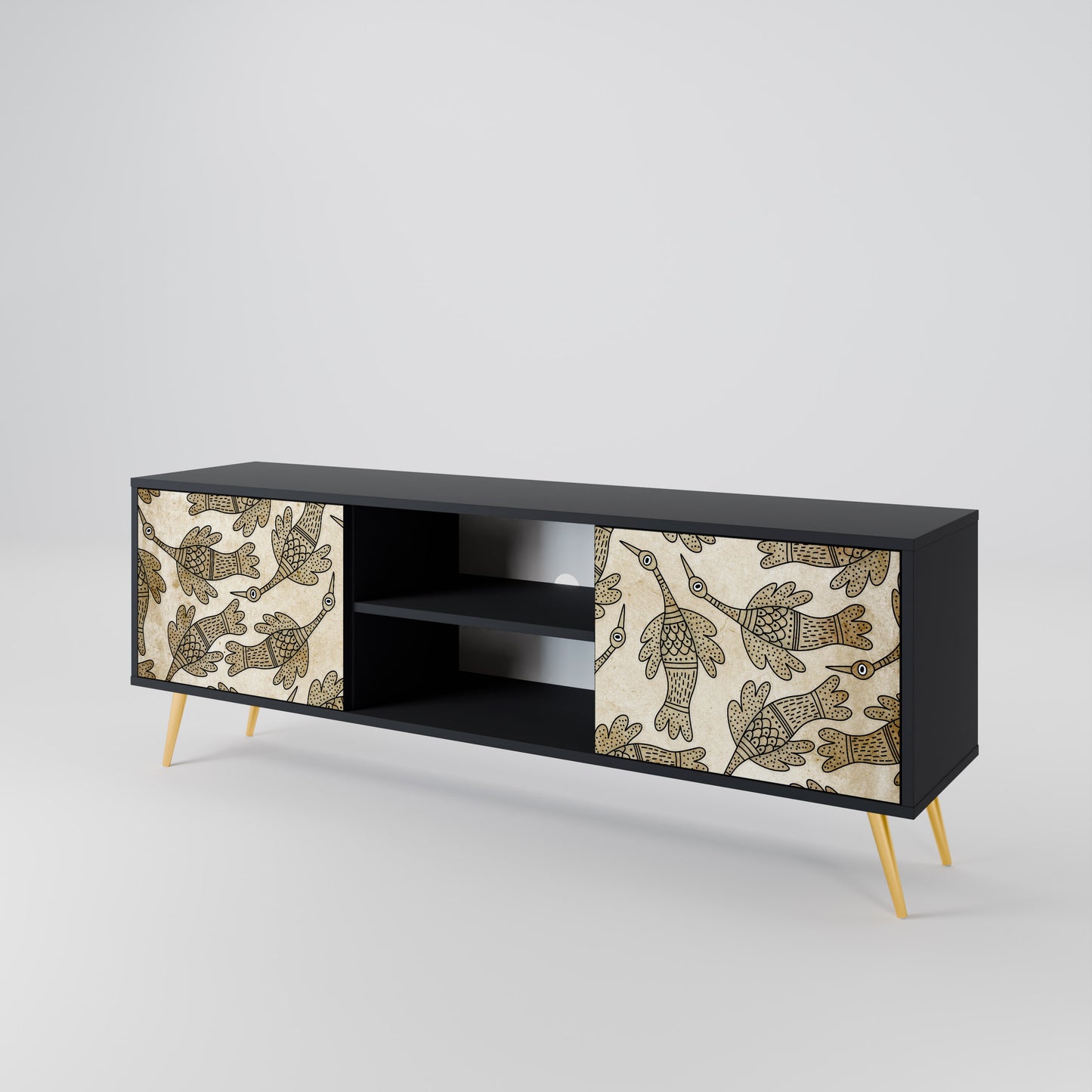 ALMONDINE SONGBIRD 2-Door TV Cabinet