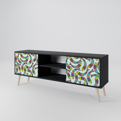 INDIAN FISH 2-Door TV Cabinet