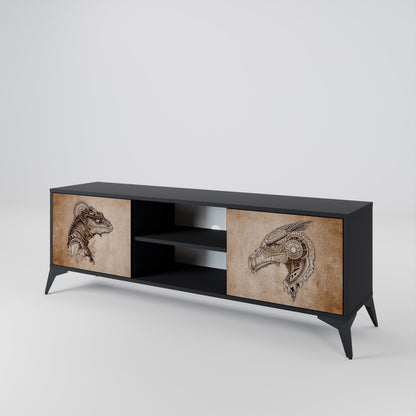 STEAMPUNK CLAN 2-Door TV Cabinet
