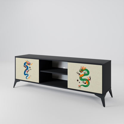 MYTHOLOGICAL CREATURES 2-Door TV Cabinet