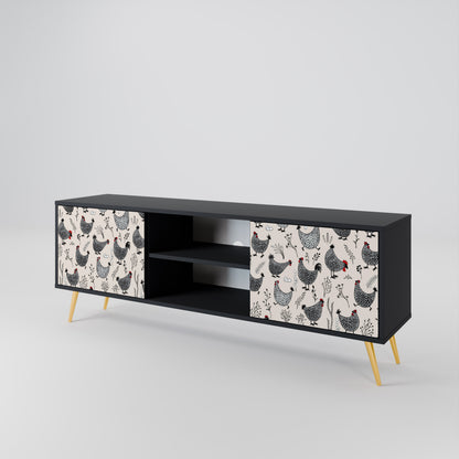 HAPPY HENS 2-Door TV Cabinet