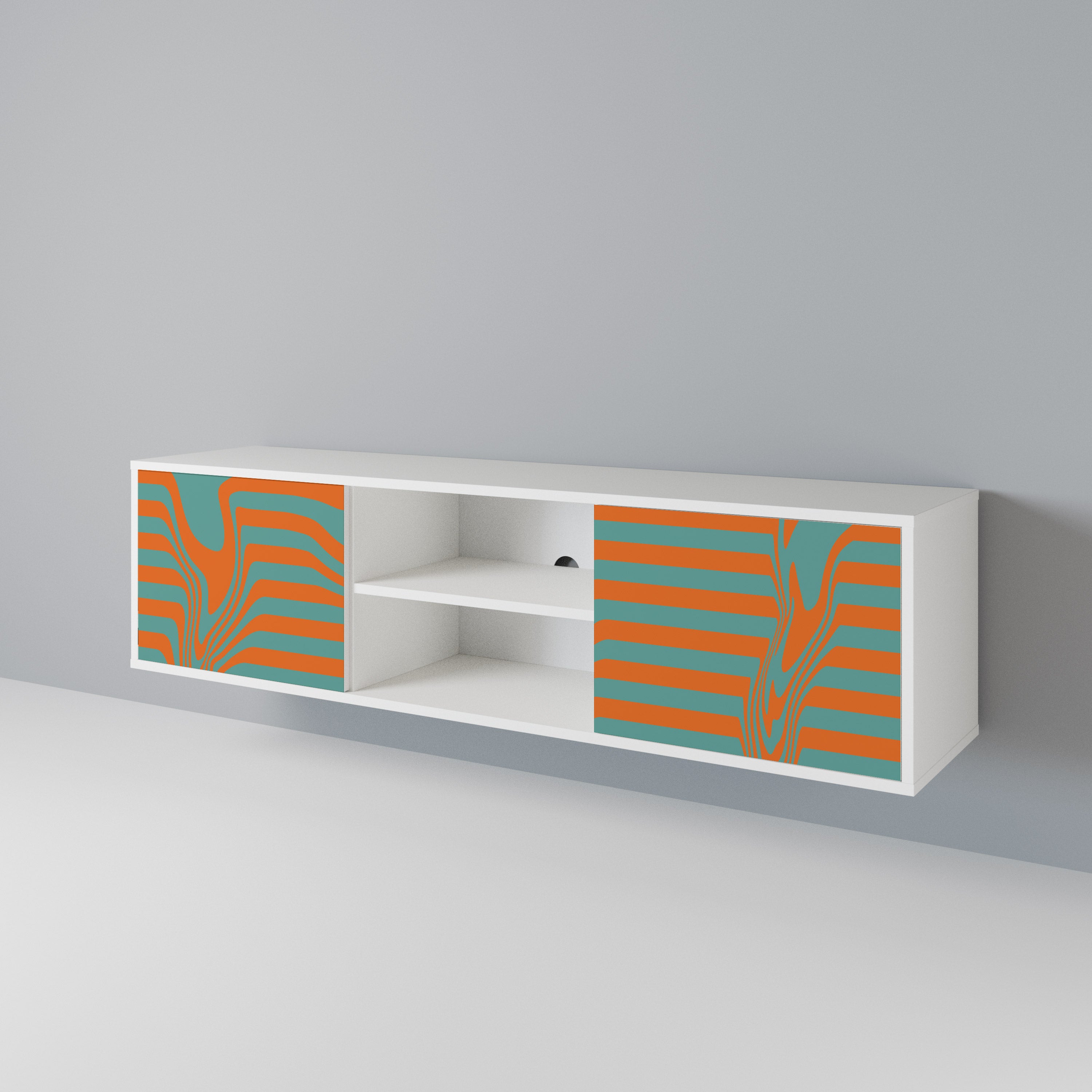 LINE COLLAPSE 2-Door TV Cabinet
