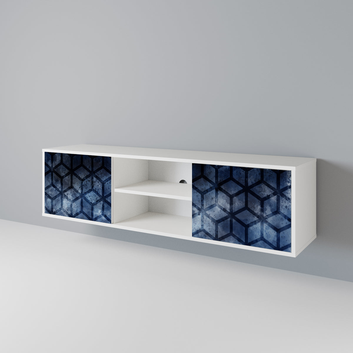 CUBIC MIST 2-Door TV Cabinet
