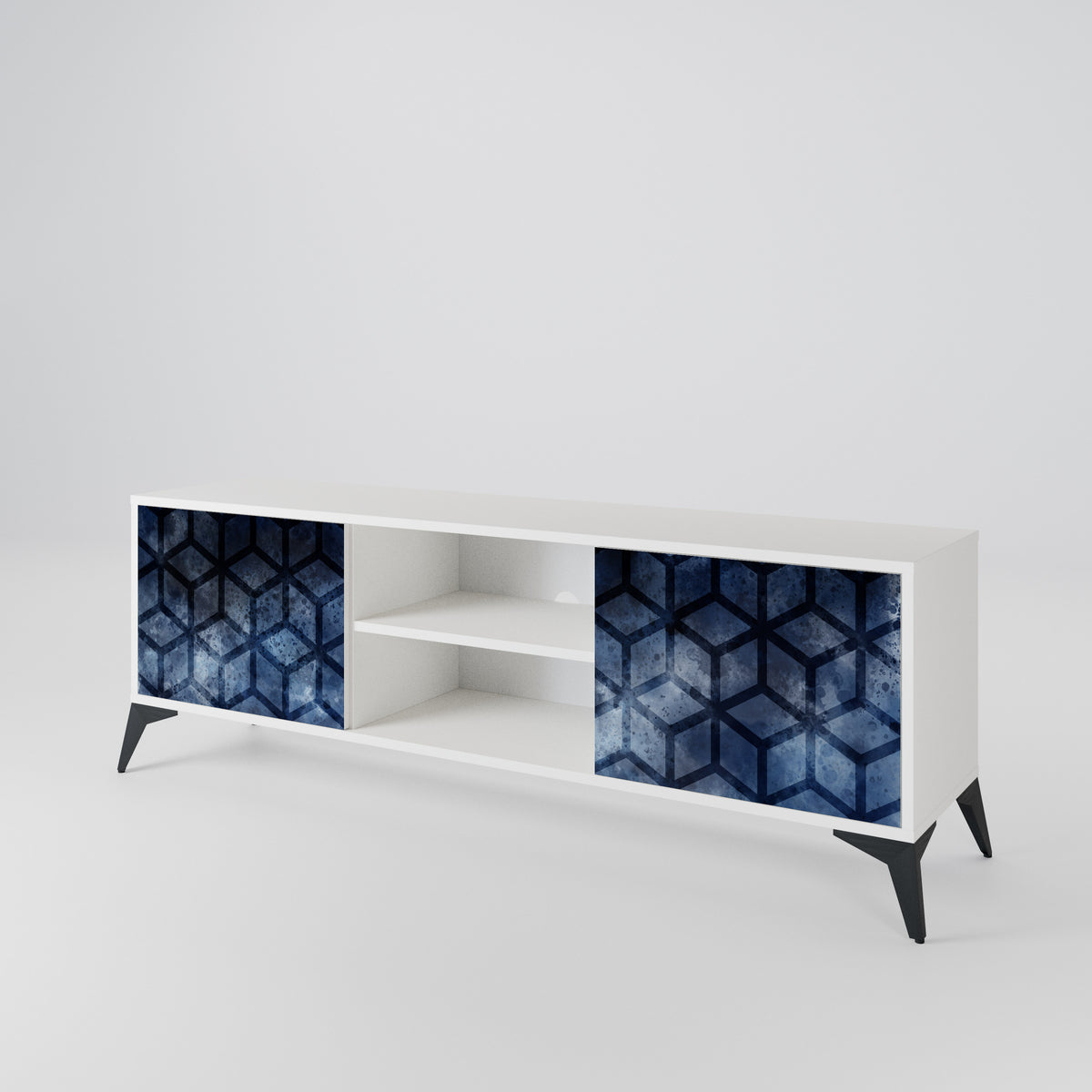 CUBIC MIST 2-Door TV Cabinet