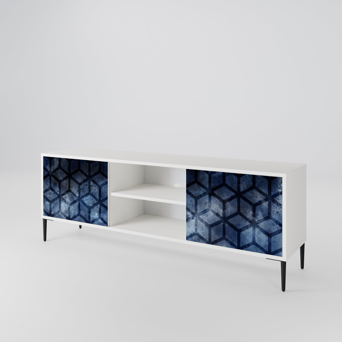 CUBIC MIST 2-Door TV Cabinet