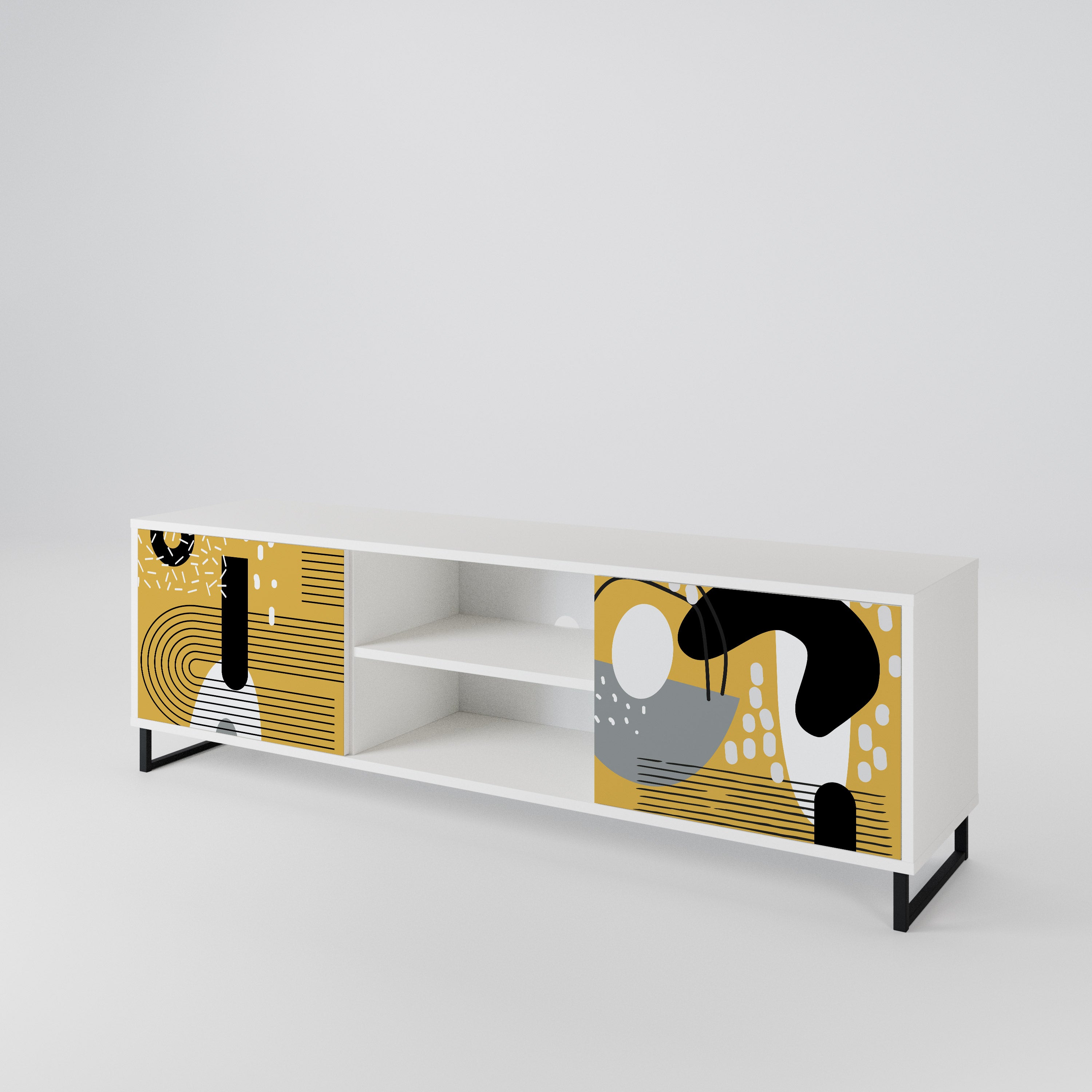 SHAPESHIFT SYMPHONY 2-Door TV Cabinet