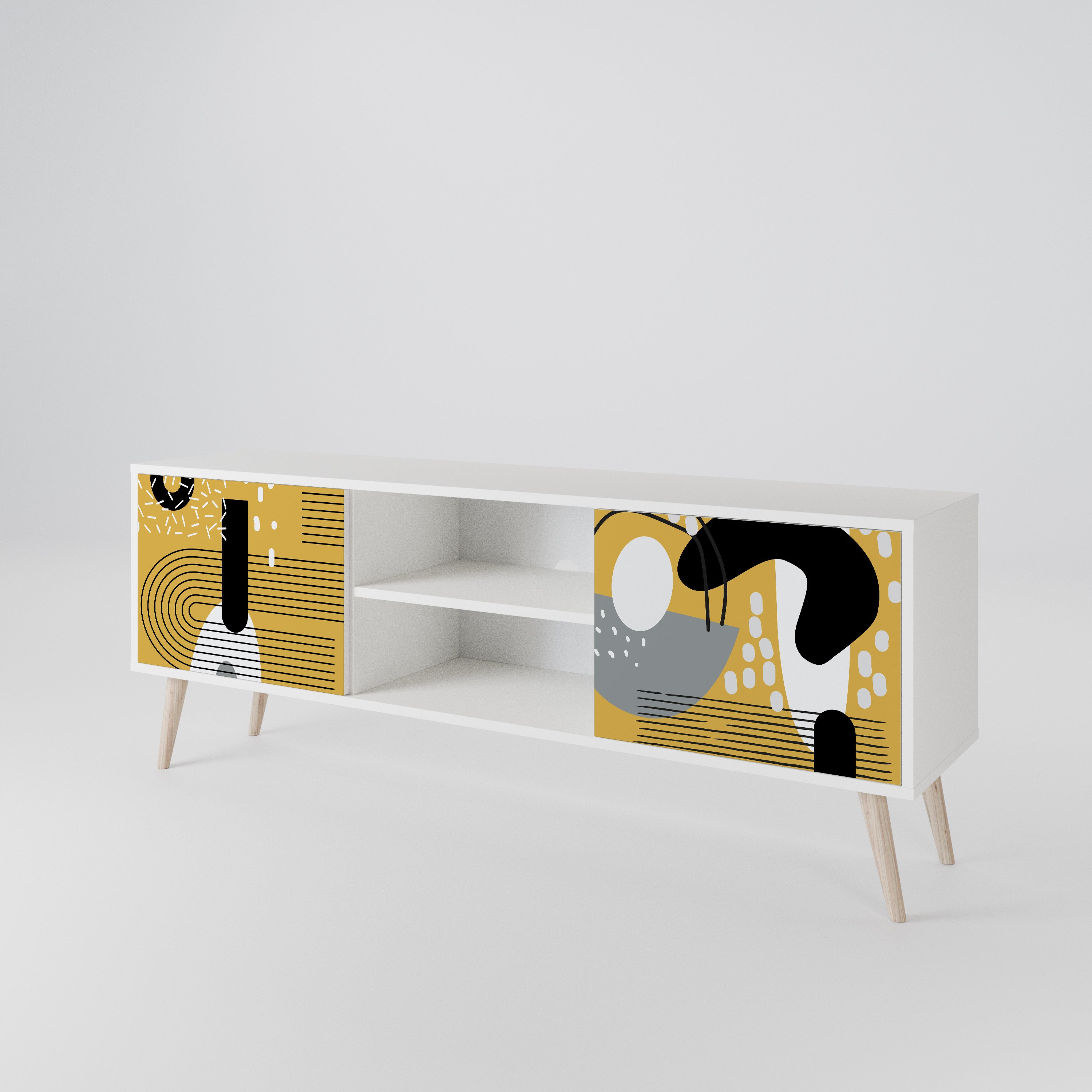 SHAPESHIFT SYMPHONY 2-Door TV Cabinet