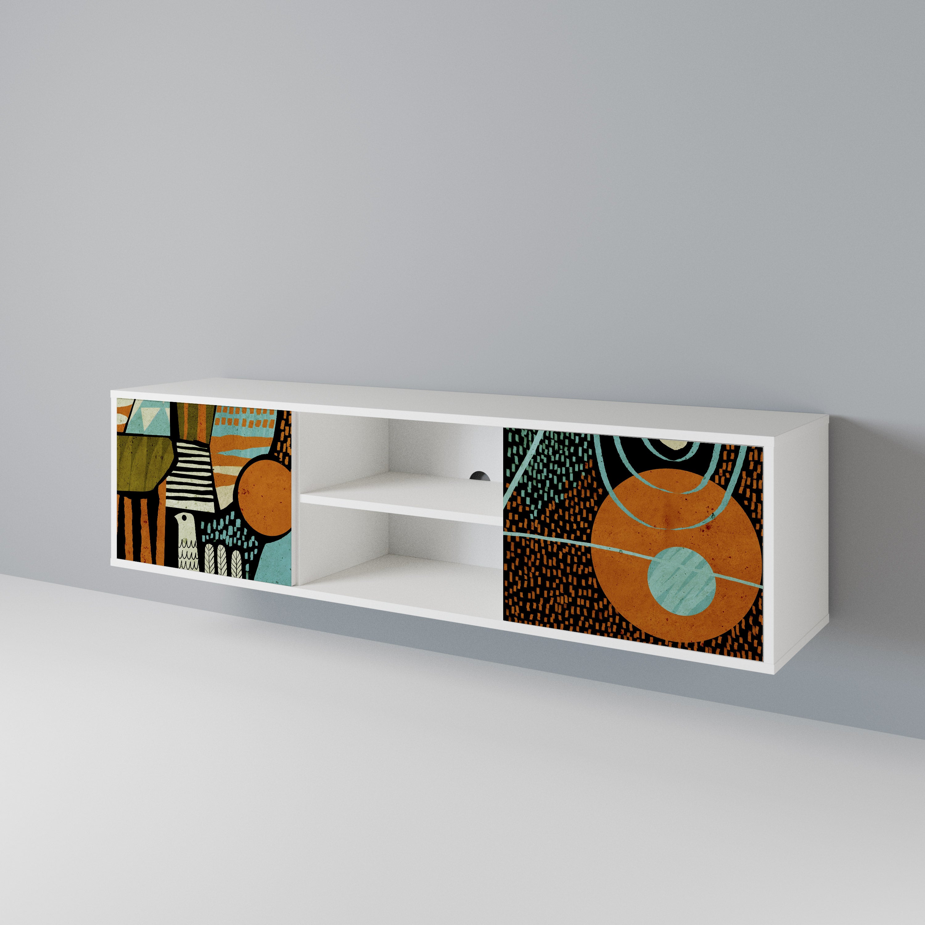 GEODE GLIMMER 2-Door TV Cabinet