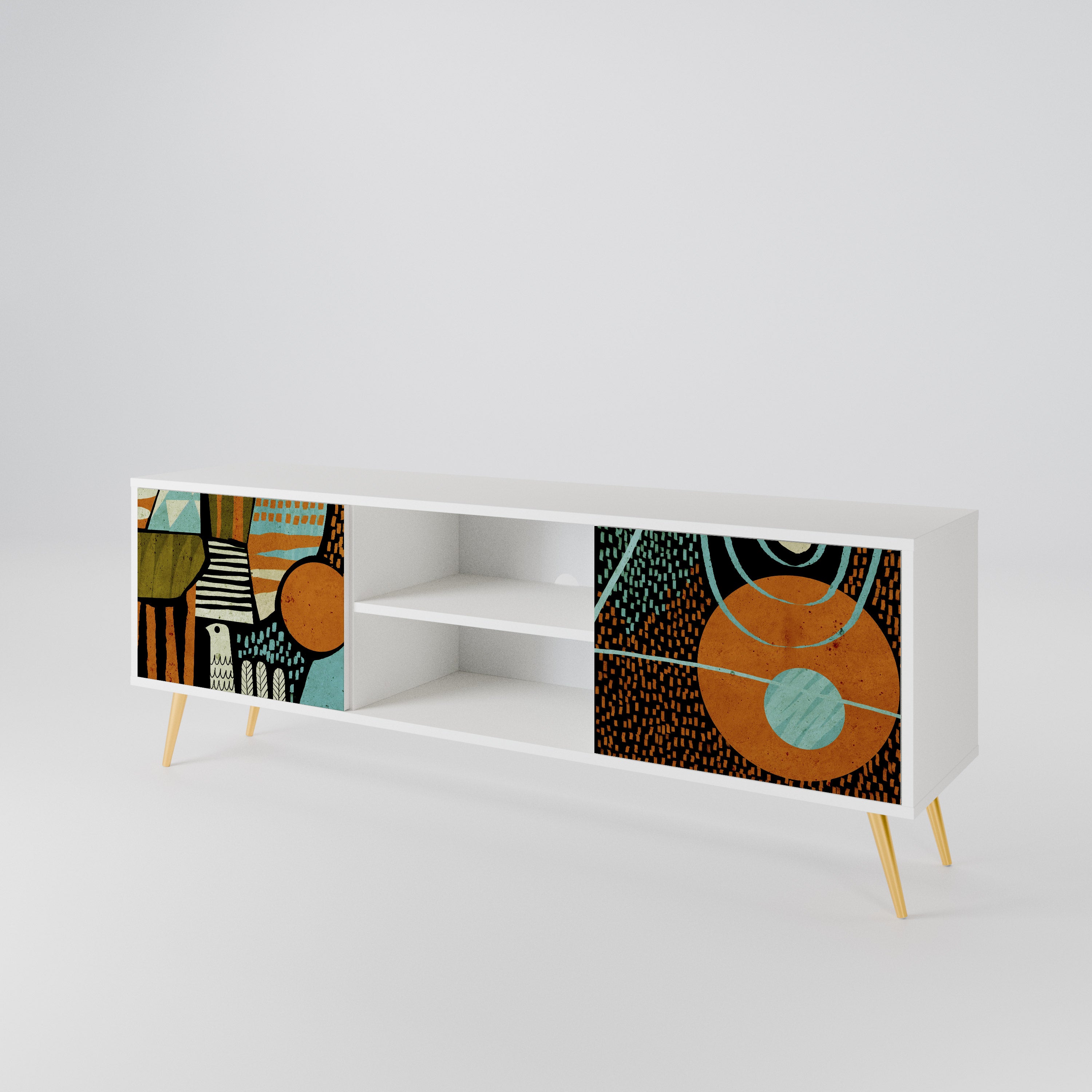 GEODE GLIMMER 2-Door TV Cabinet