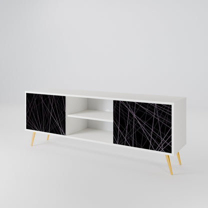 SHIMMER SPIDERGRAM 2-Door TV Cabinet