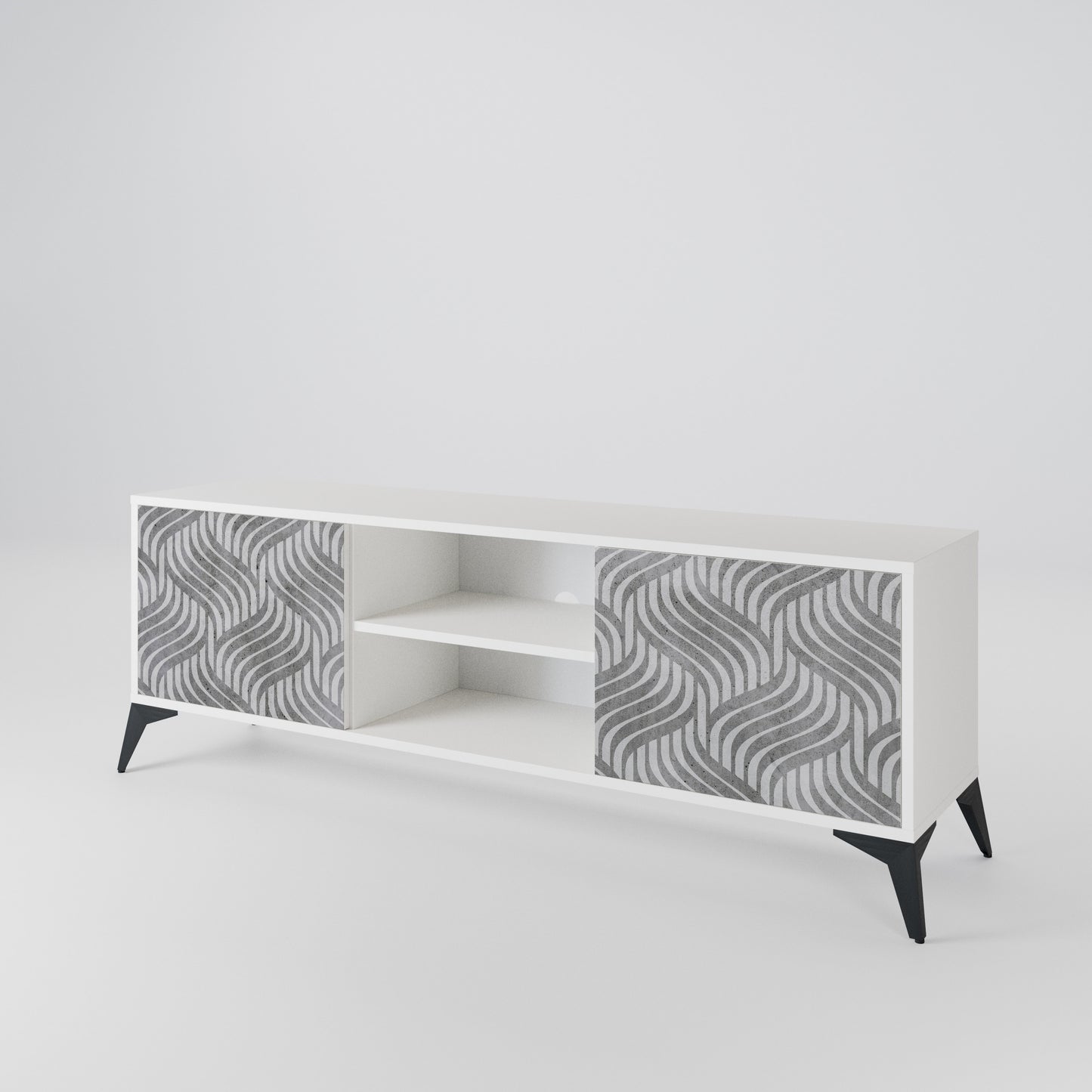 CONCRETE MOVEMENT 2-Door TV Cabinet