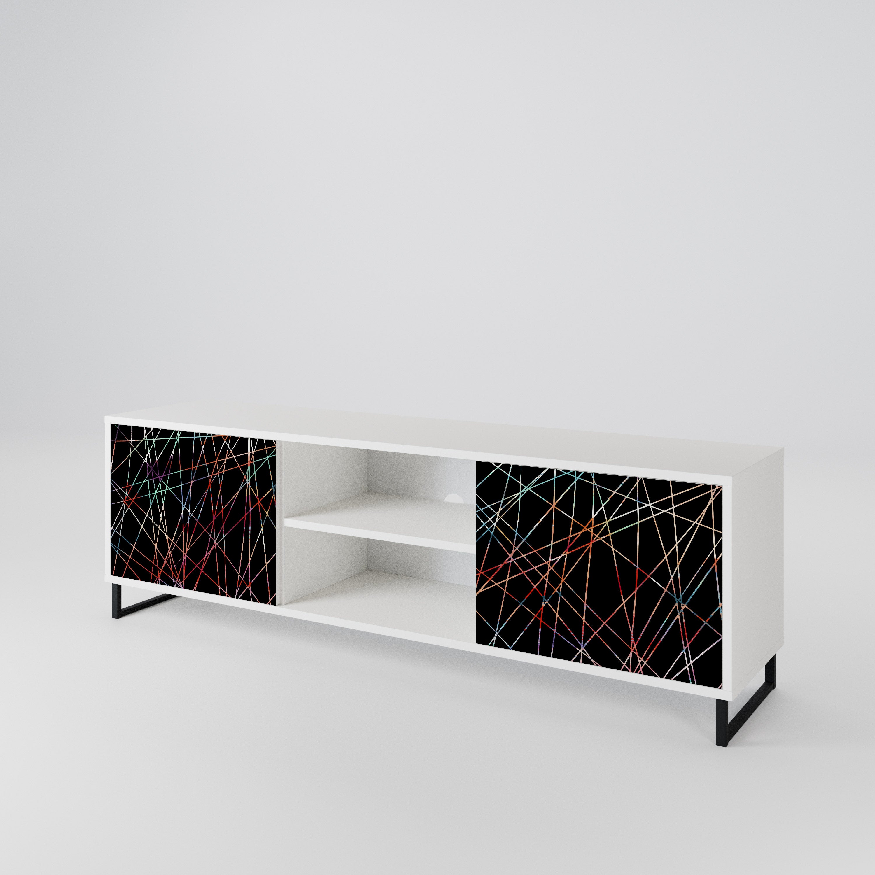 LUMINOUS SNARE 2-Door TV Cabinet