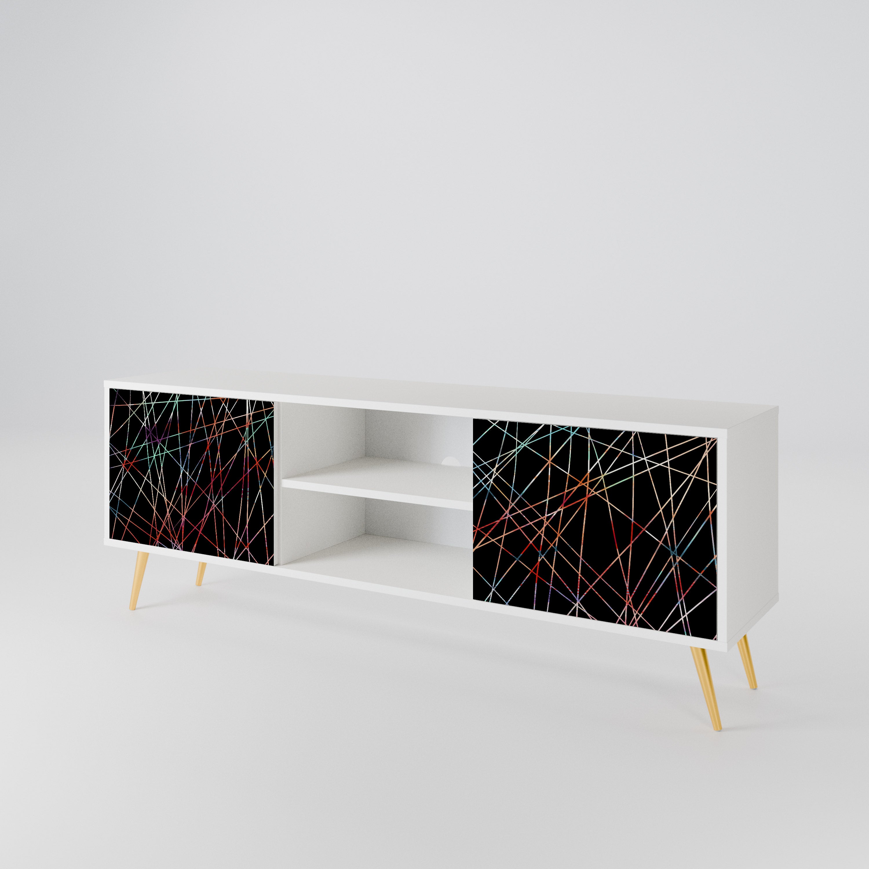 LUMINOUS SNARE 2-Door TV Cabinet