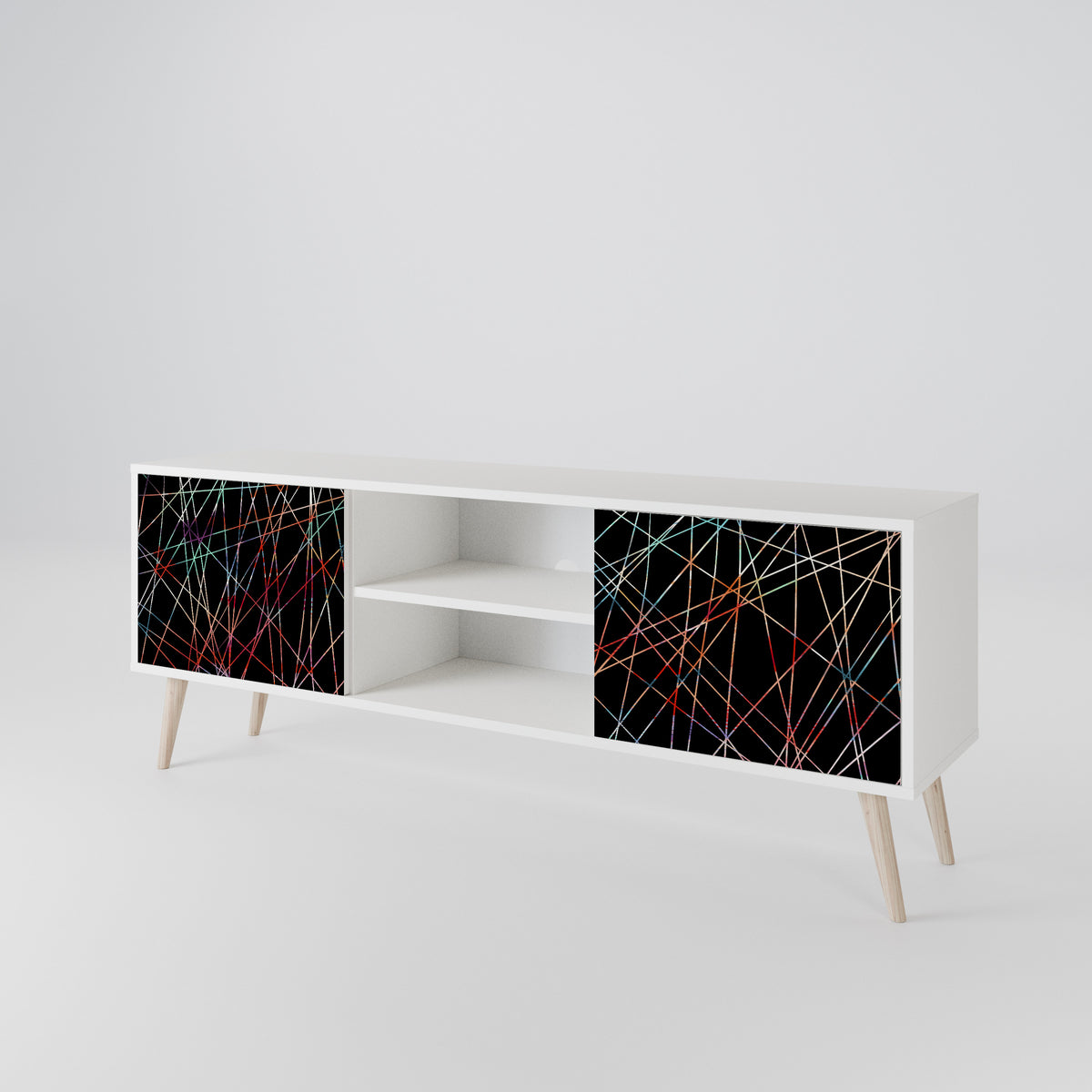 LUMINOUS SNARE 2-Door TV Cabinet