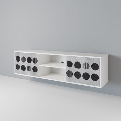 GHOSTLY GRADIENTS 2-Door TV Cabinet