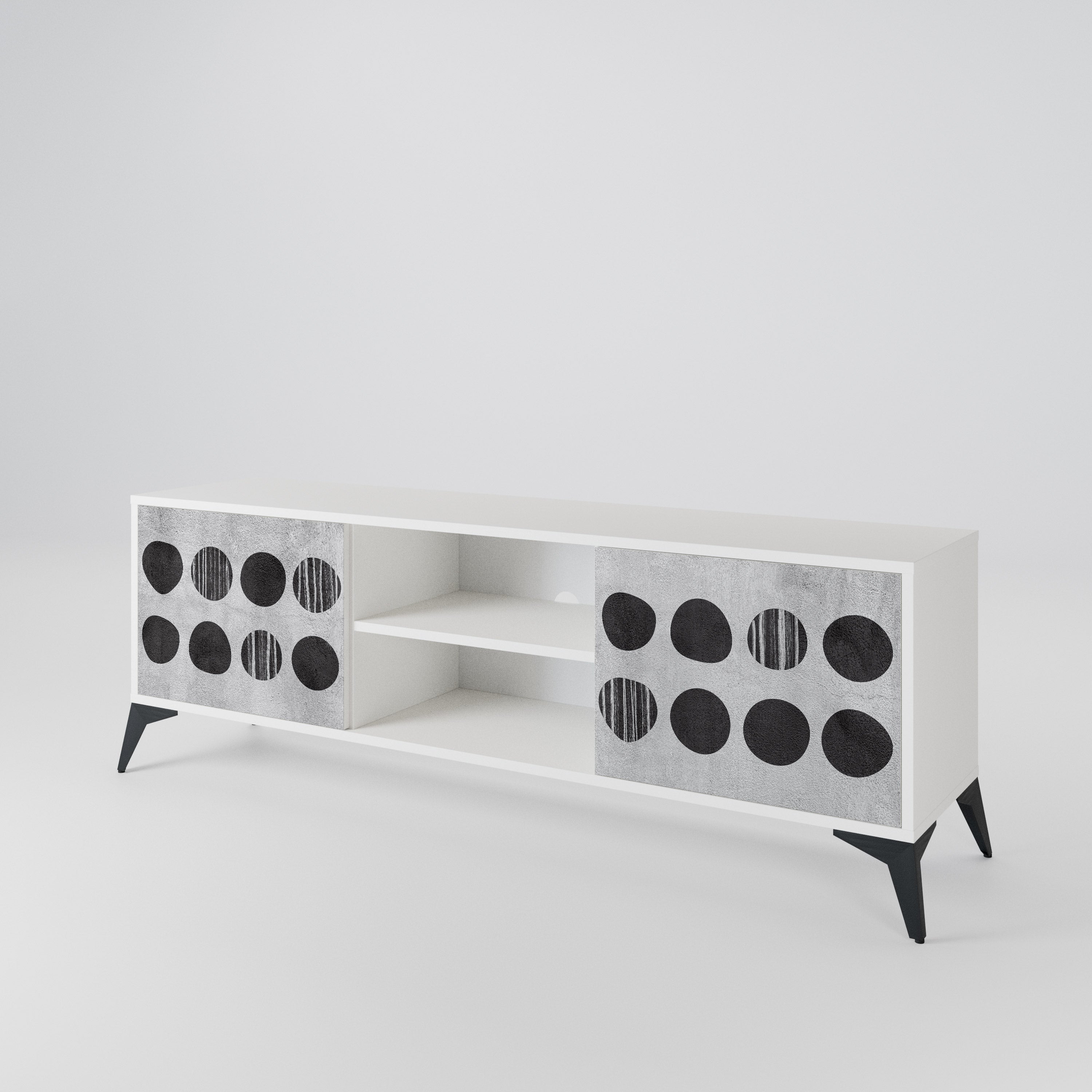 GHOSTLY GRADIENTS 2-Door TV Cabinet