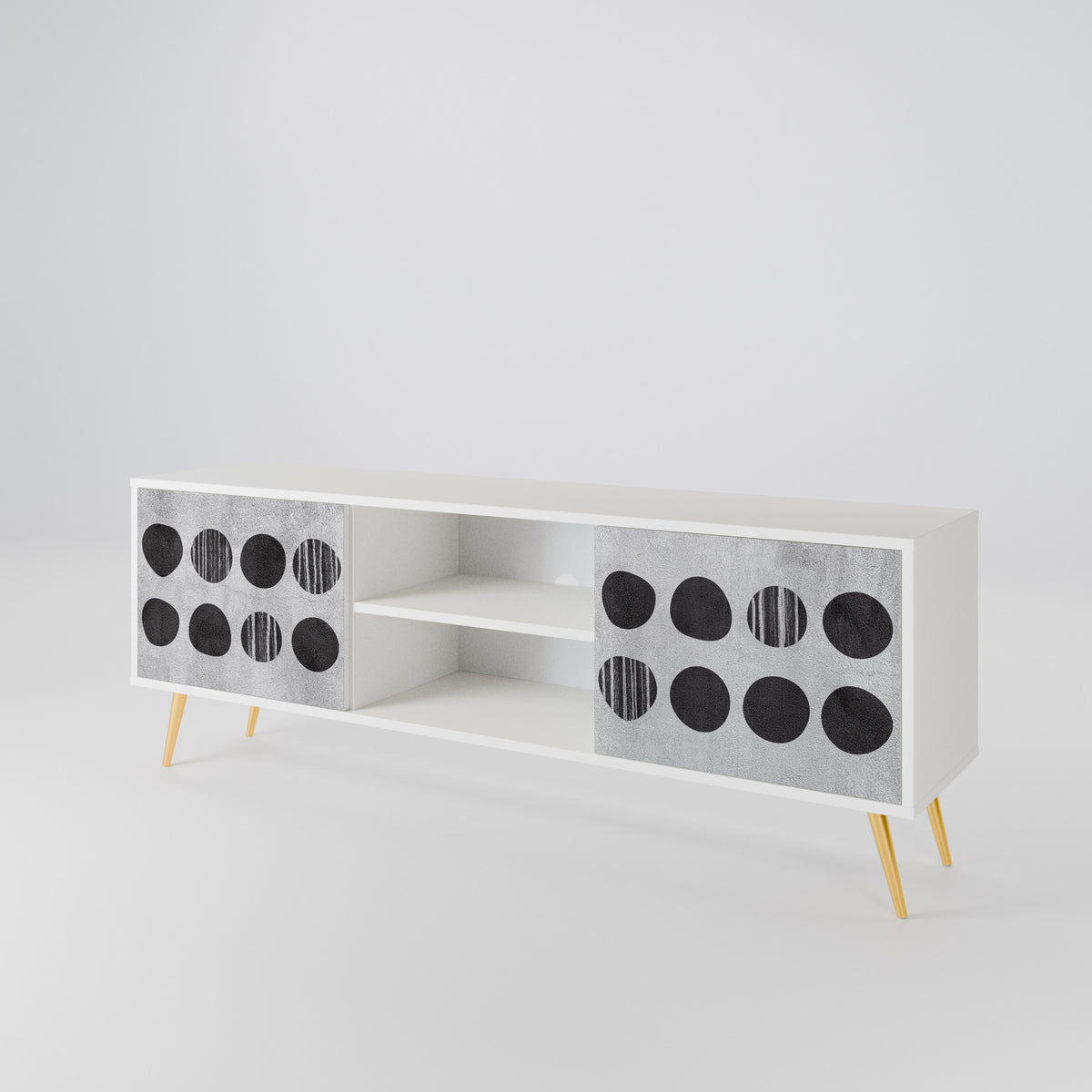 GHOSTLY GRADIENTS 2-Door TV Cabinet