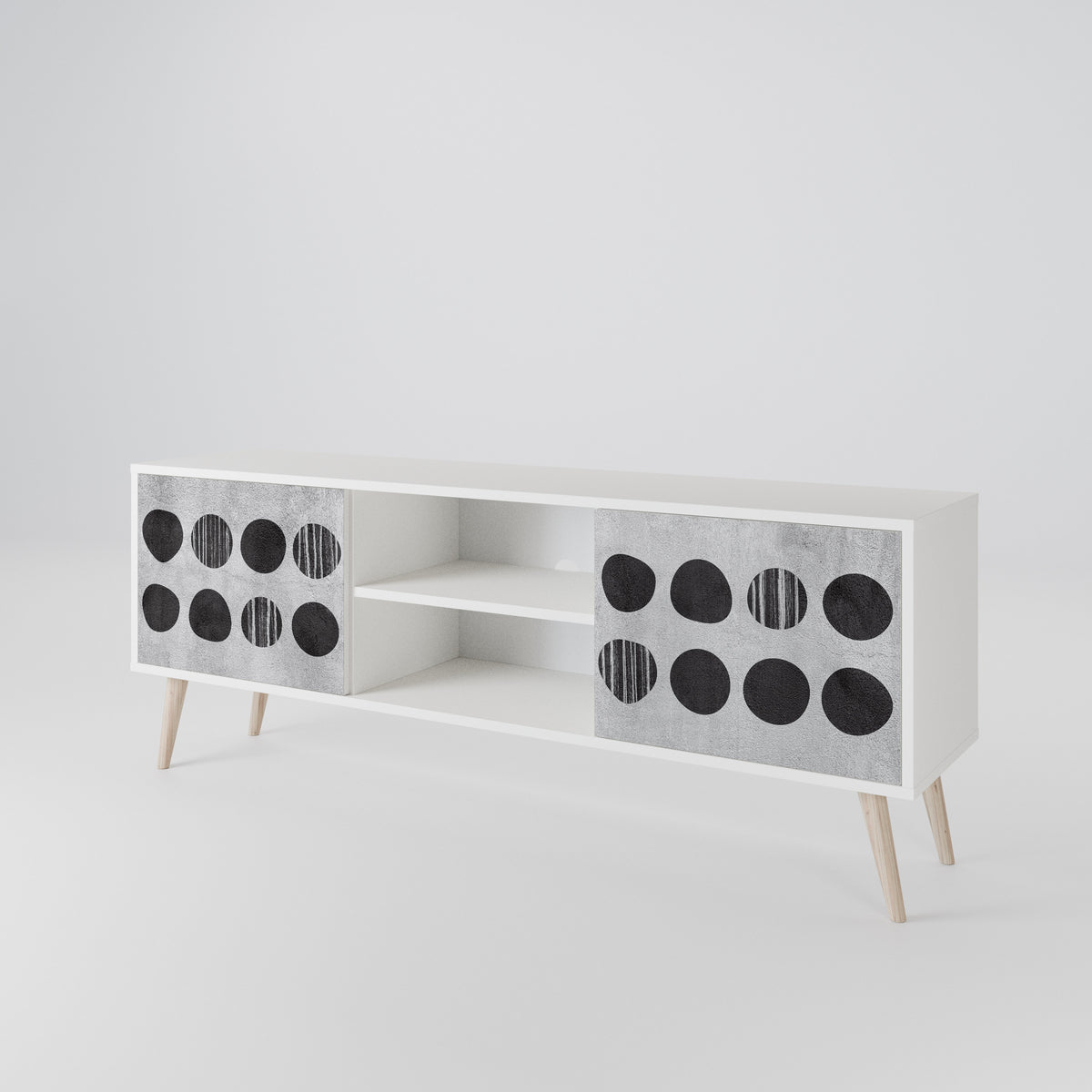 GHOSTLY GRADIENTS 2-Door TV Cabinet