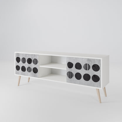 GHOSTLY GRADIENTS 2-Door TV Cabinet