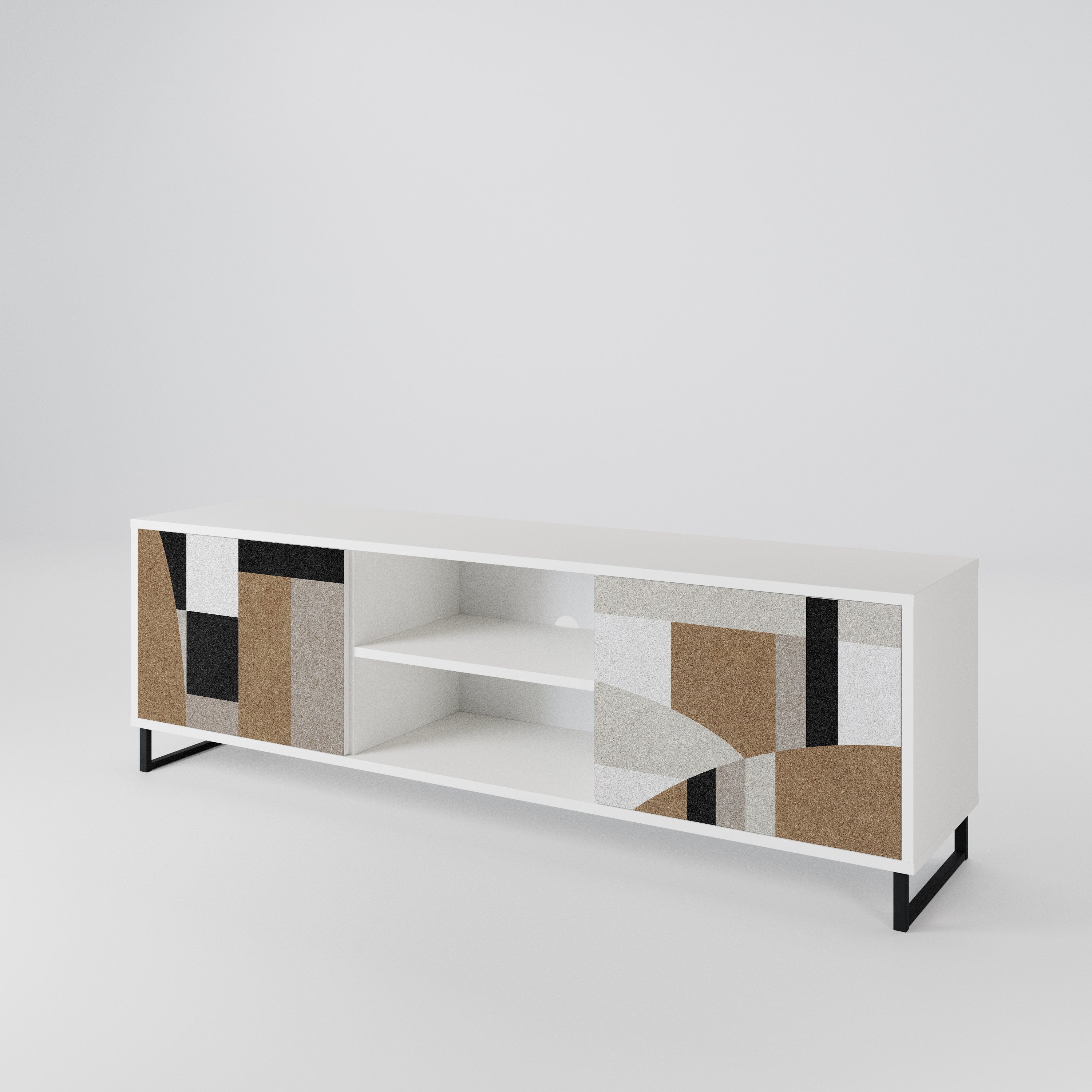 DELICATE MEMENTO 2-Door TV Cabinet