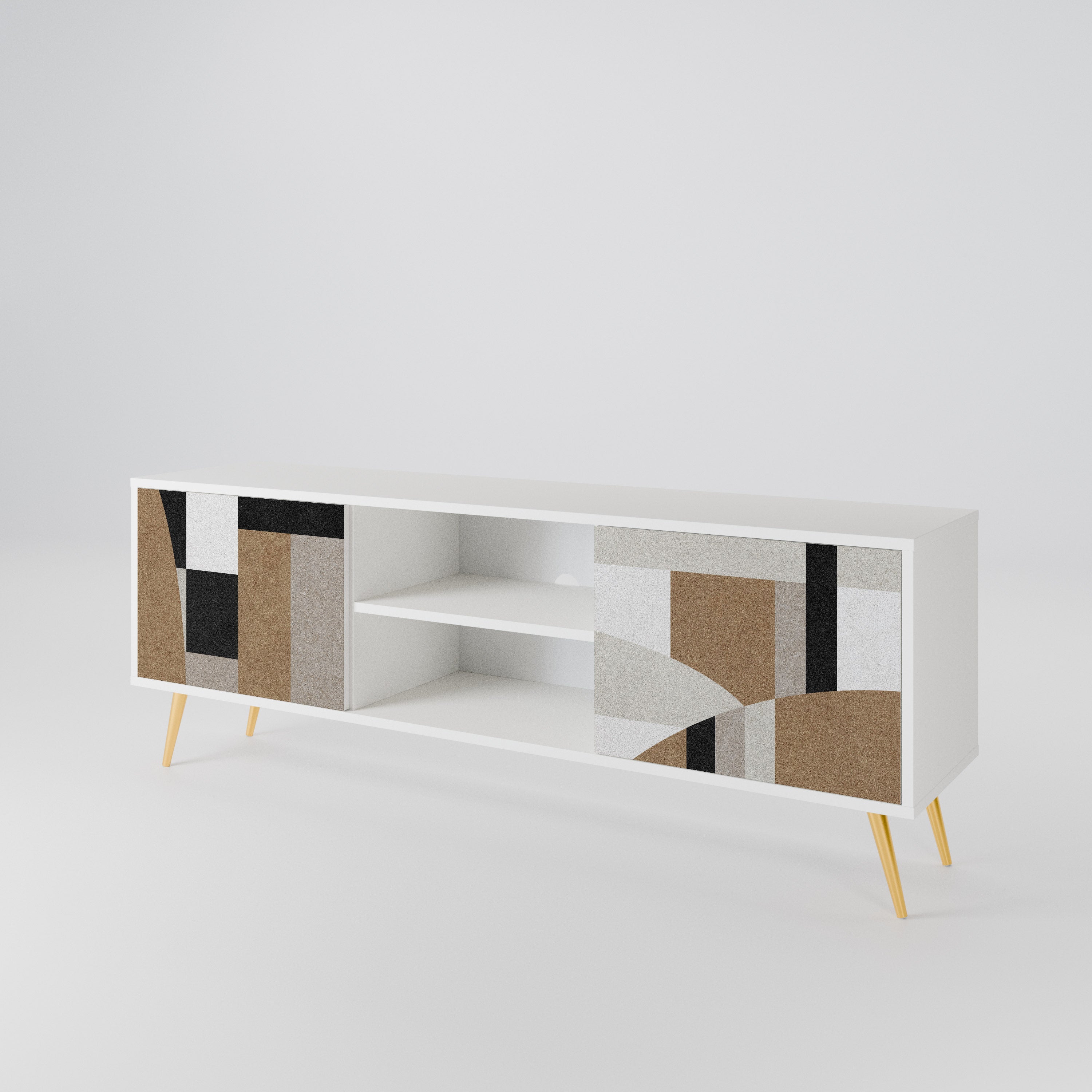 DELICATE MEMENTO 2-Door TV Cabinet