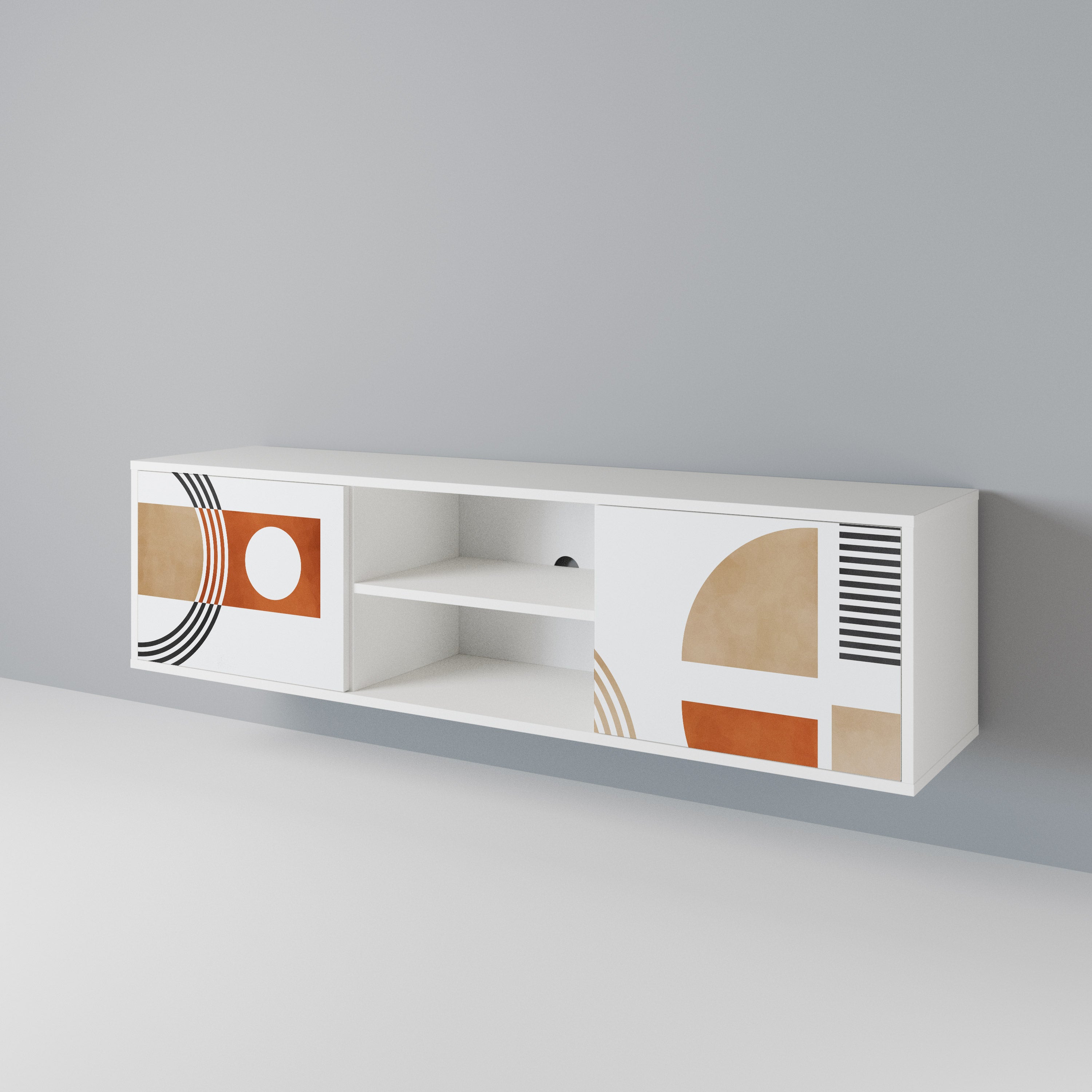CIRCLE RHYTM 2-Door TV Cabinet