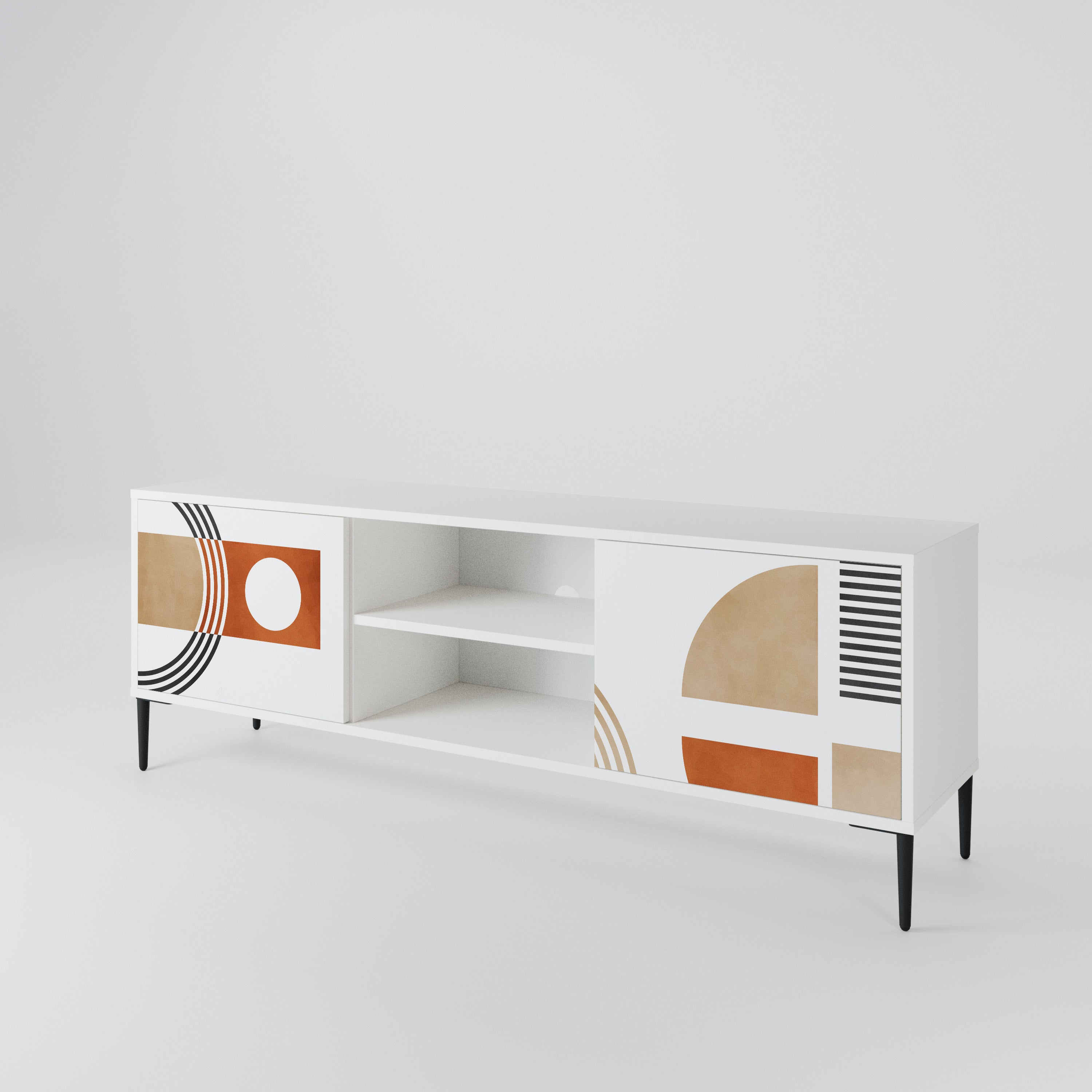CIRCLE RHYTM 2-Door TV Cabinet