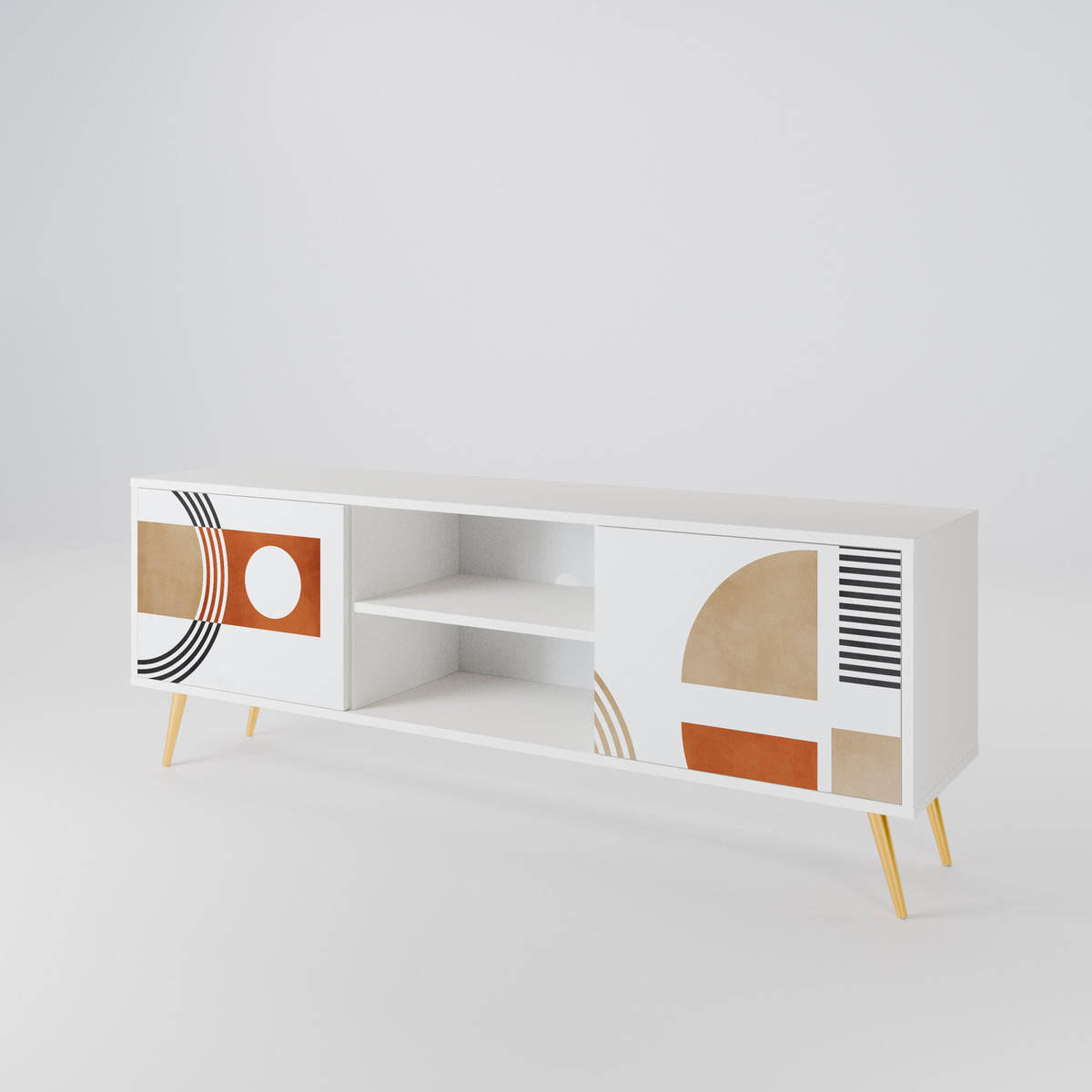 CIRCLE RHYTM 2-Door TV Cabinet