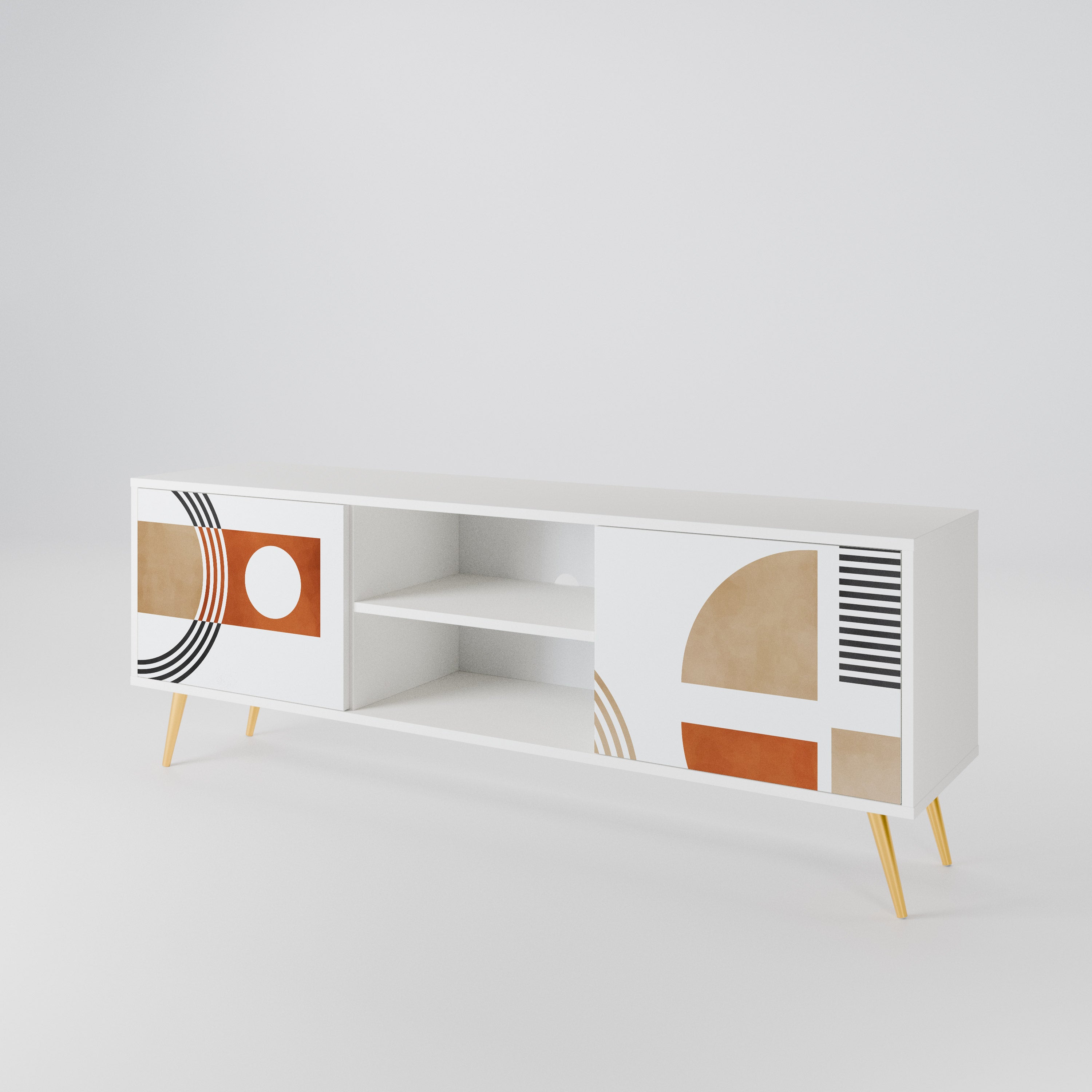 CIRCLE RHYTM 2-Door TV Cabinet