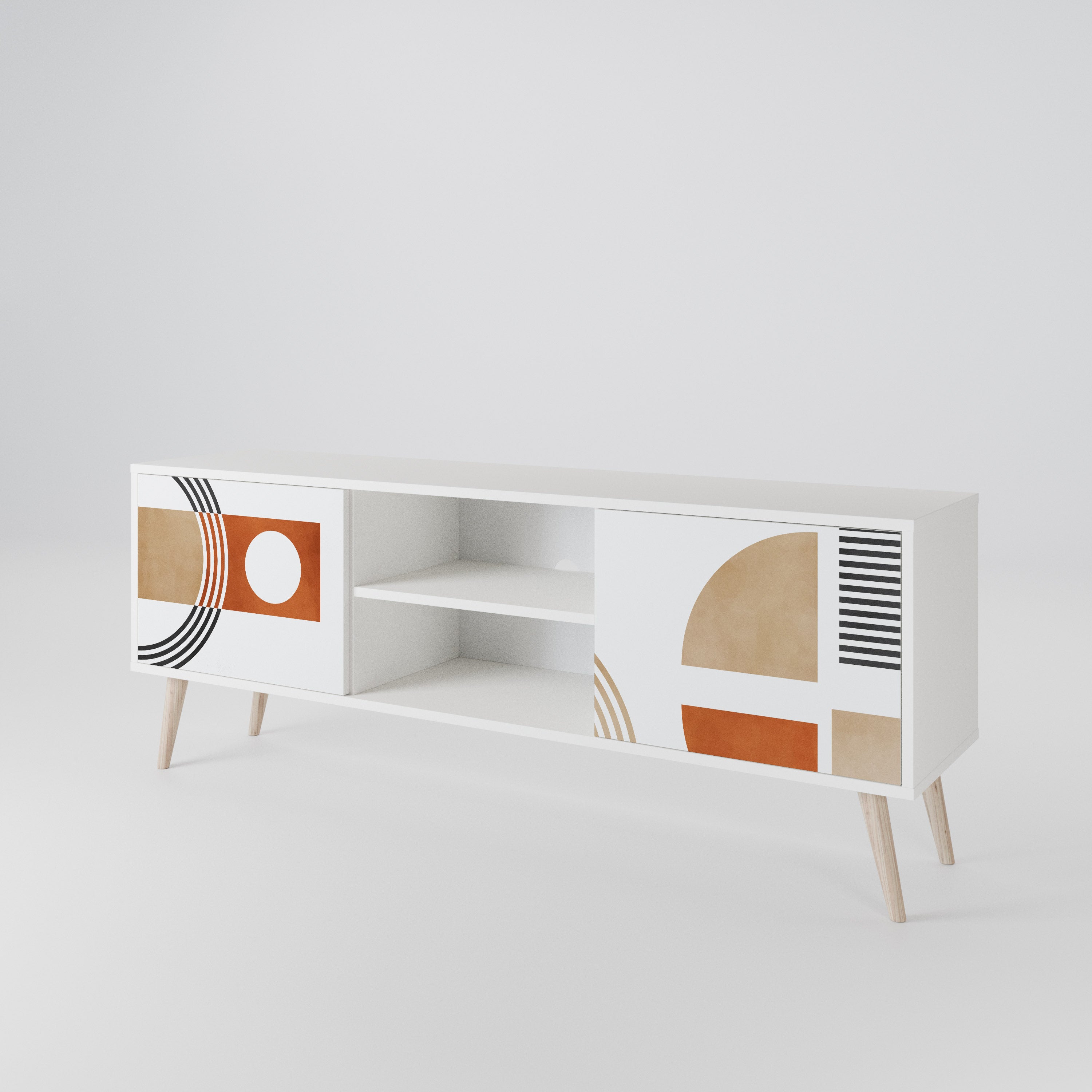 CIRCLE RHYTM 2-Door TV Cabinet