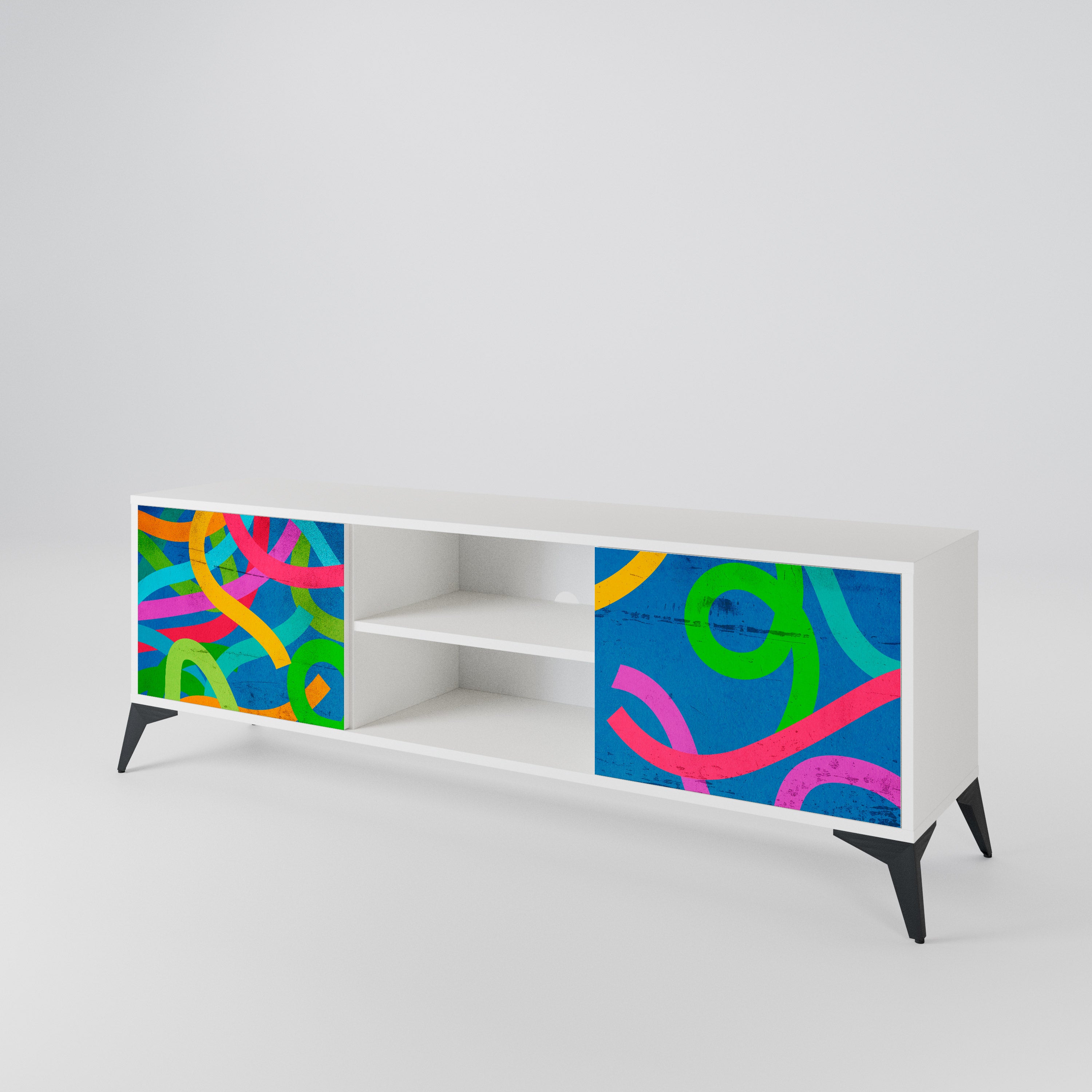 STREAMER TANGLE 2-Door TV Cabinet