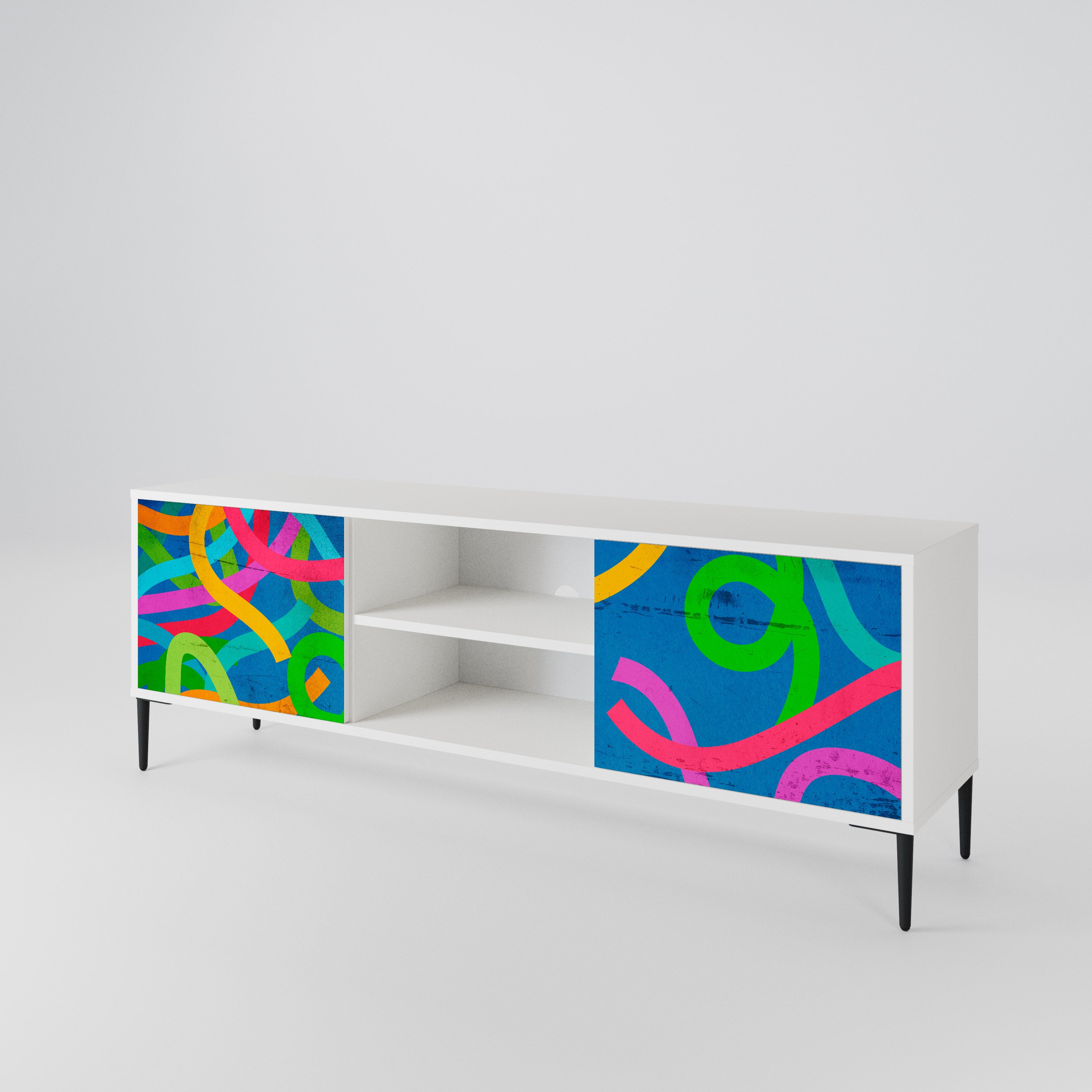 STREAMER TANGLE 2-Door TV Cabinet