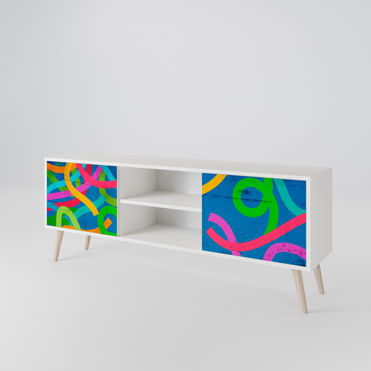 STREAMER TANGLE 2-Door TV Cabinet