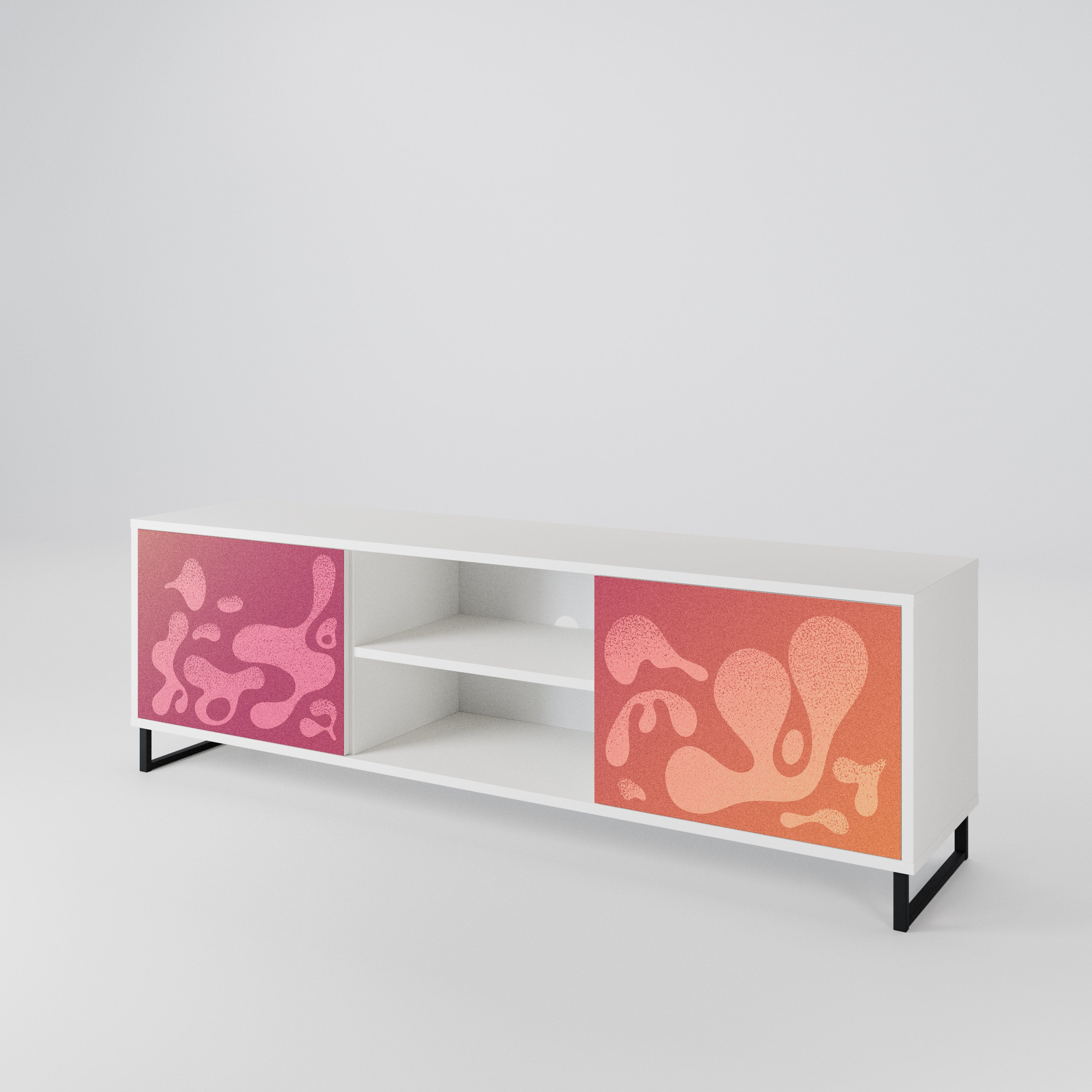 IRREGULAR PINK 2-Door TV Cabinet