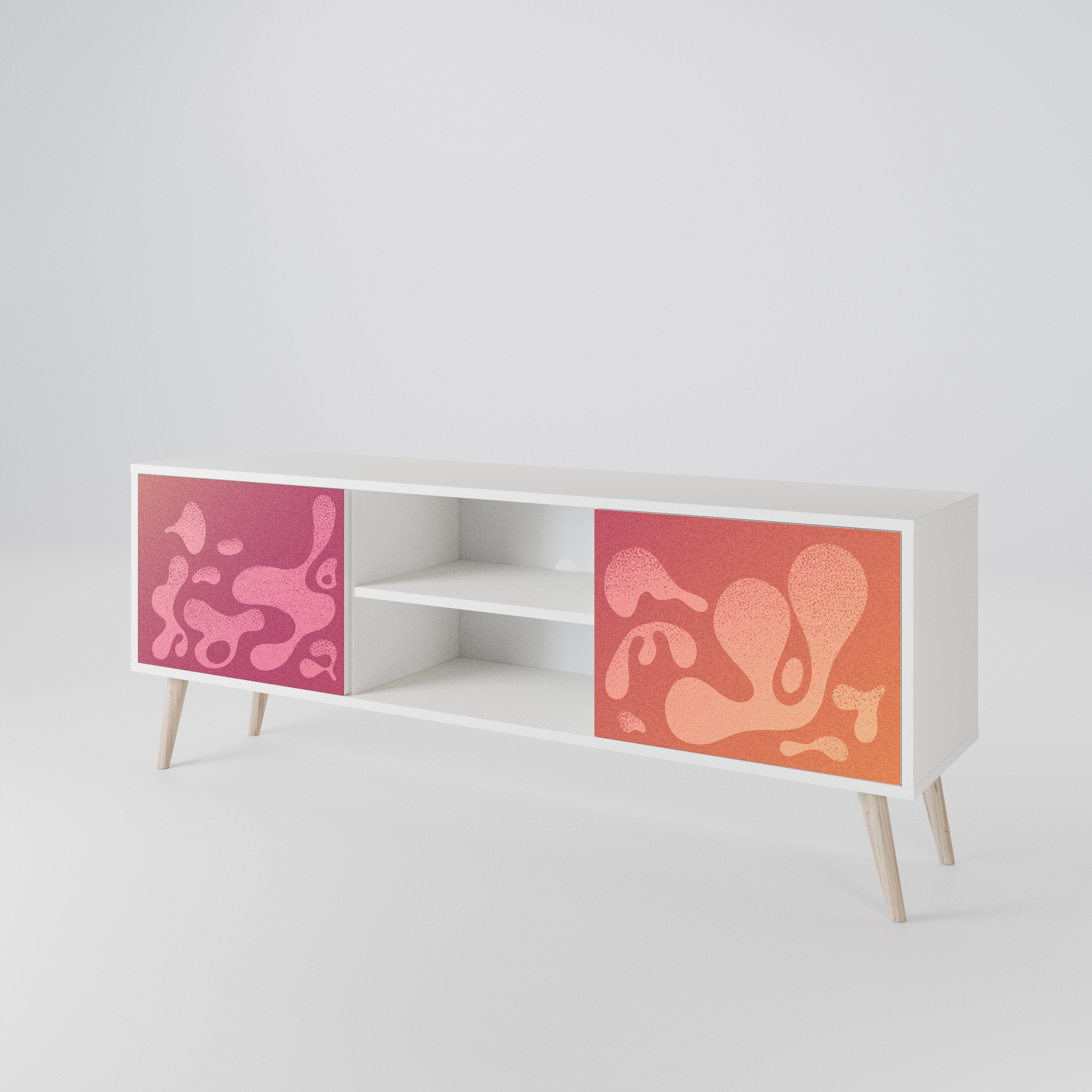 IRREGULAR PINK 2-Door TV Cabinet