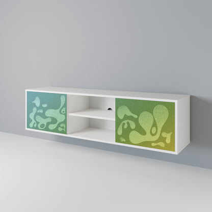 IRREGULAR BLUE 2-Door TV Cabinet