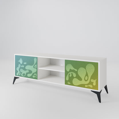 IRREGULAR BLUE 2-Door TV Cabinet