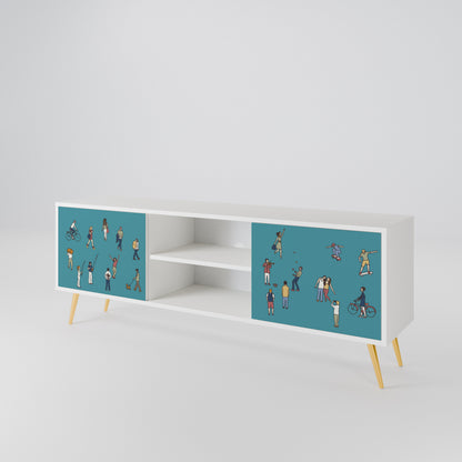 COLLECTIVE STREAM 2-Door TV Cabinet