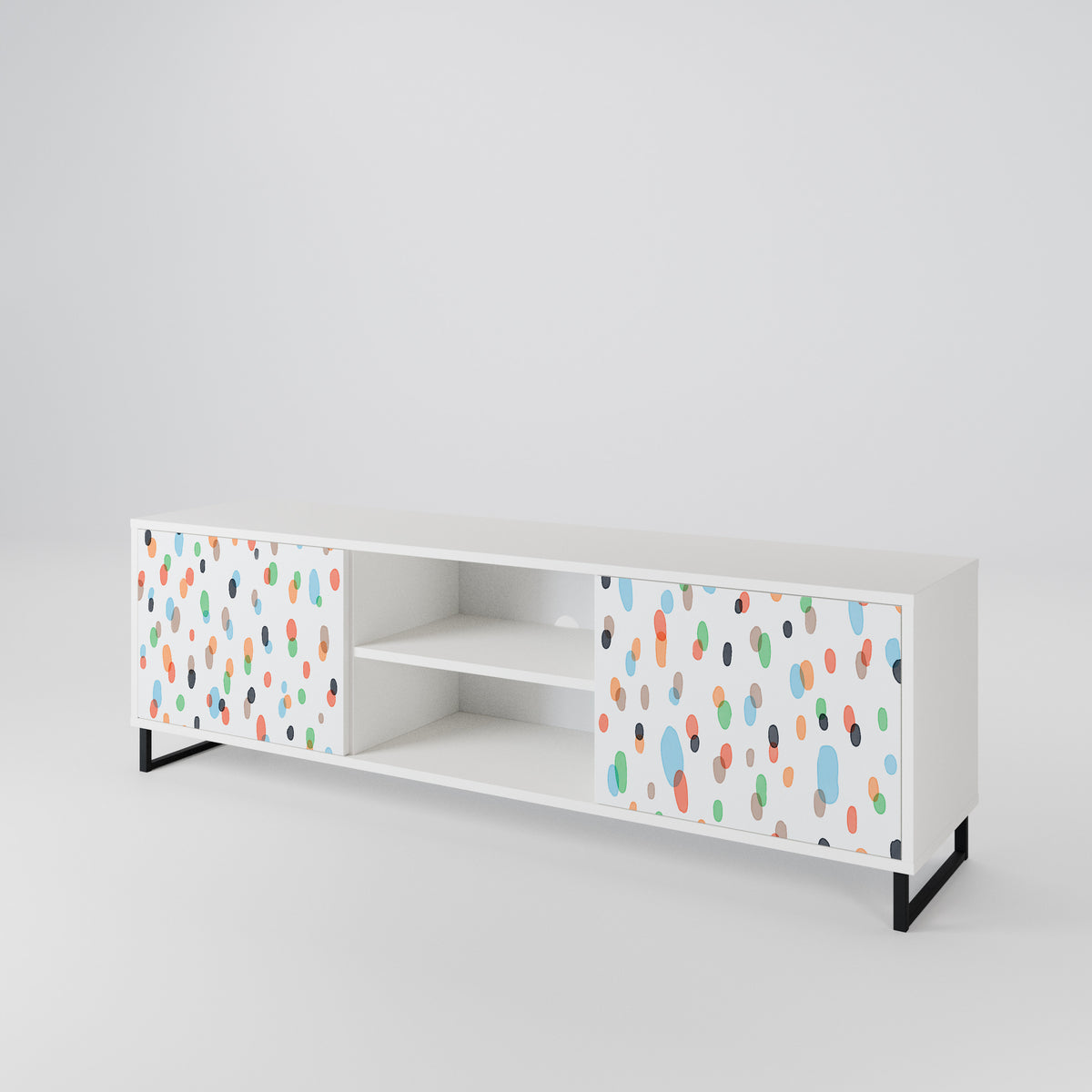 ENERGETIC SPOTS 2-Door TV Cabinet