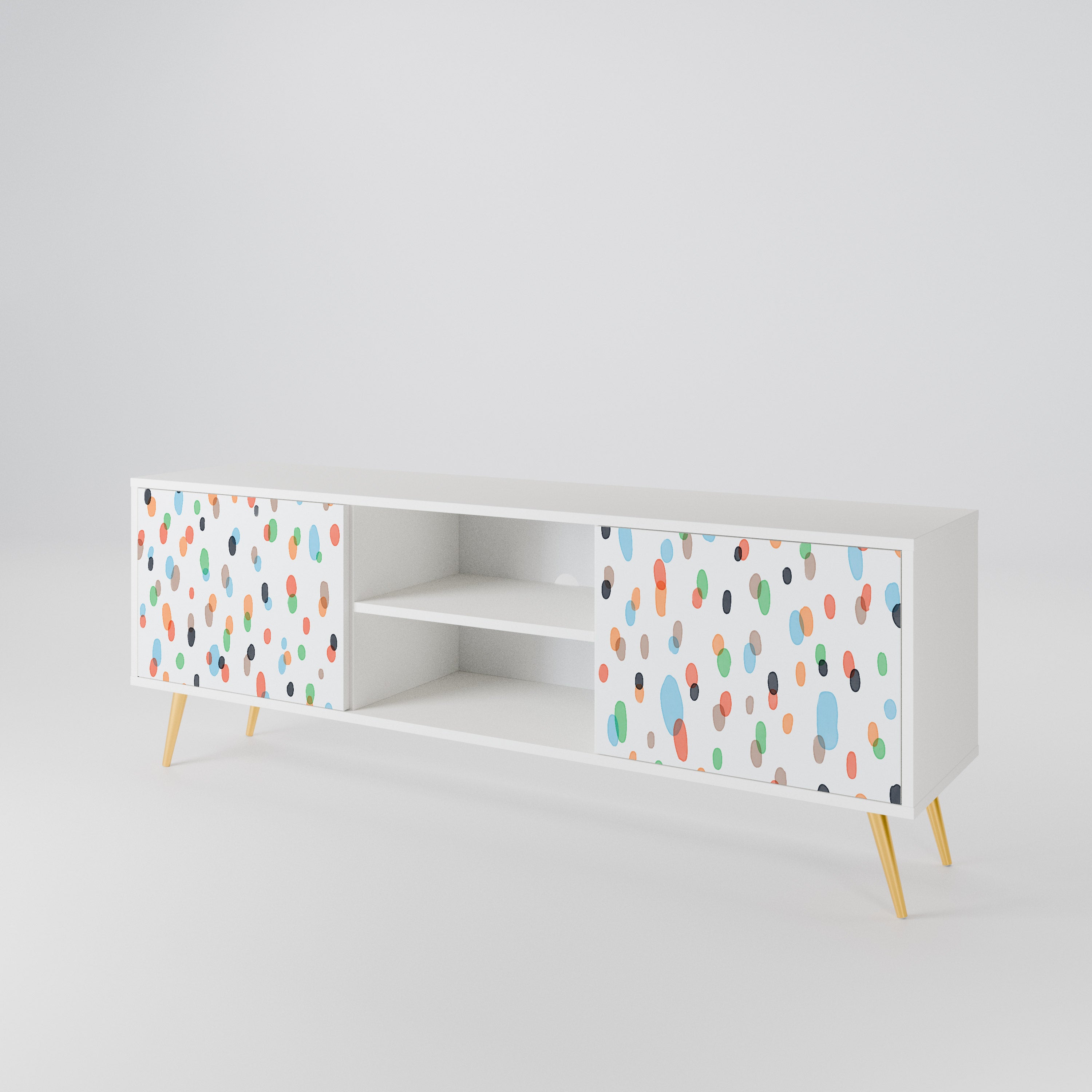 ENERGETIC SPOTS 2-Door TV Cabinet