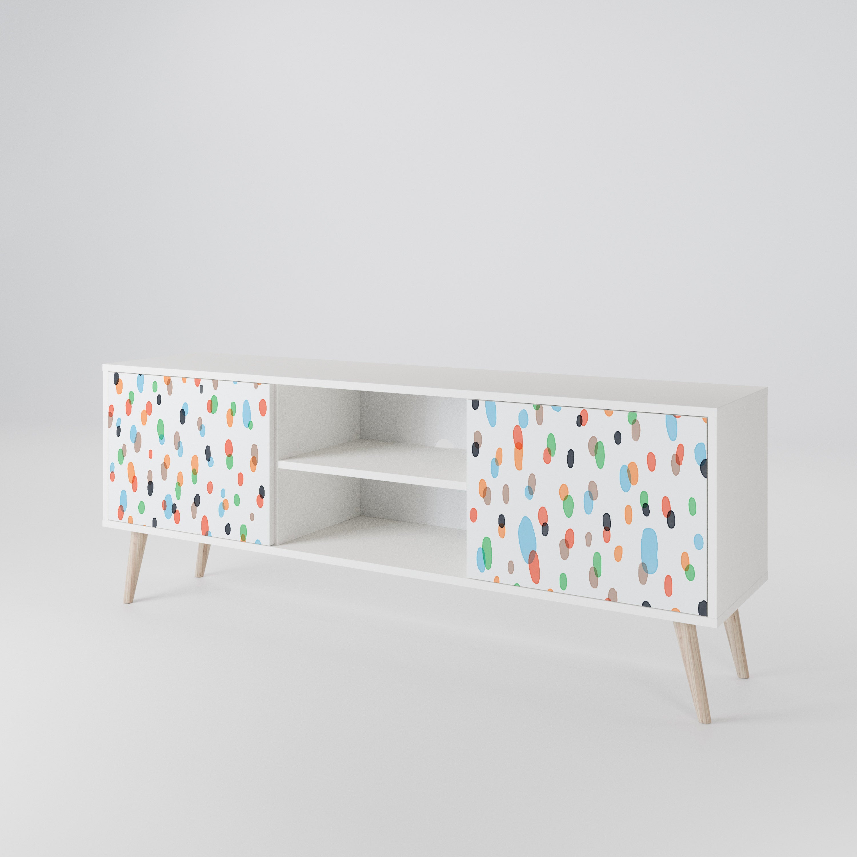 ENERGETIC SPOTS 2-Door TV Cabinet