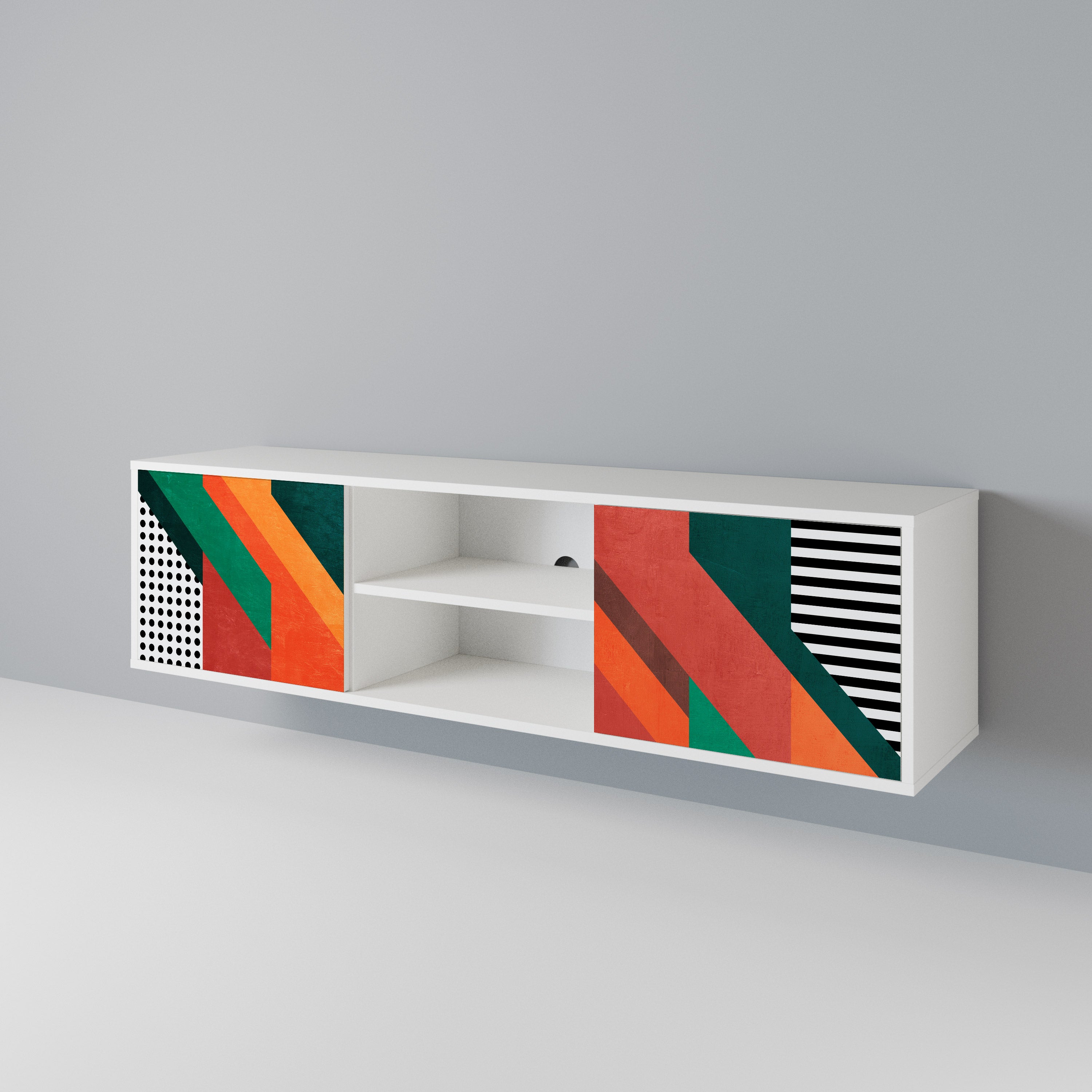 MAKESHIFT ARTISTRY 2-Door TV Cabinet