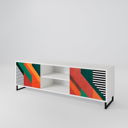MAKESHIFT ARTISTRY 2-Door TV Cabinet