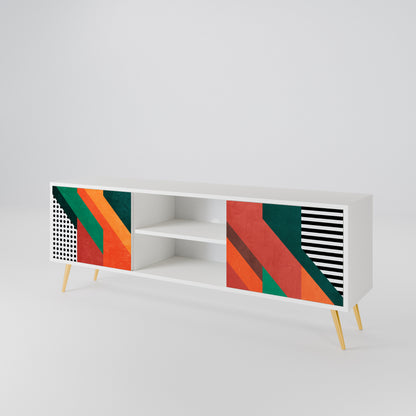 MAKESHIFT ARTISTRY 2-Door TV Cabinet