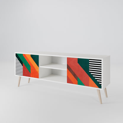 MAKESHIFT ARTISTRY 2-Door TV Cabinet