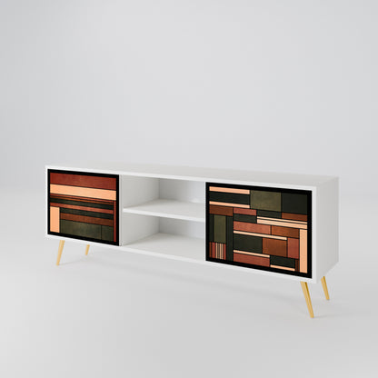 FIGURES OF NATURE 2-Door TV Cabinet