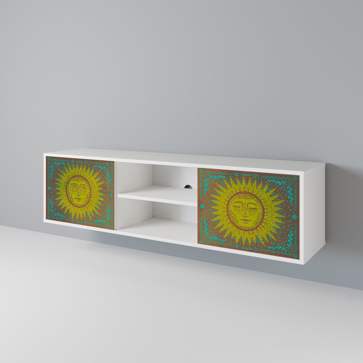 SUNSHINE EULOGY 2-Door TV Cabinet