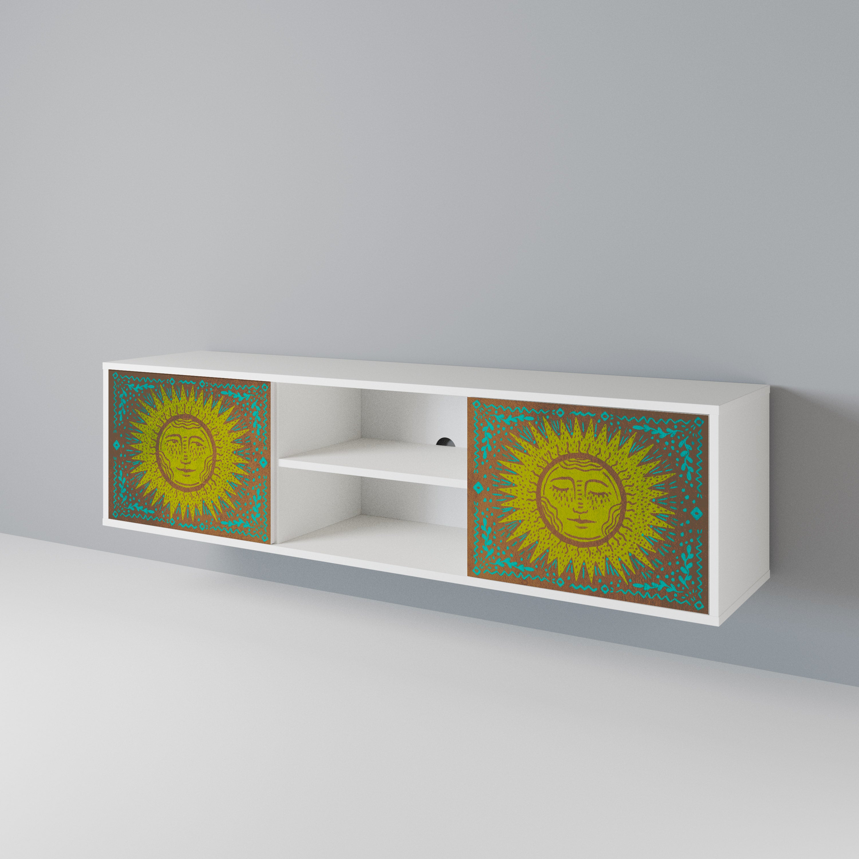 SUNSHINE EULOGY 2-Door TV Cabinet