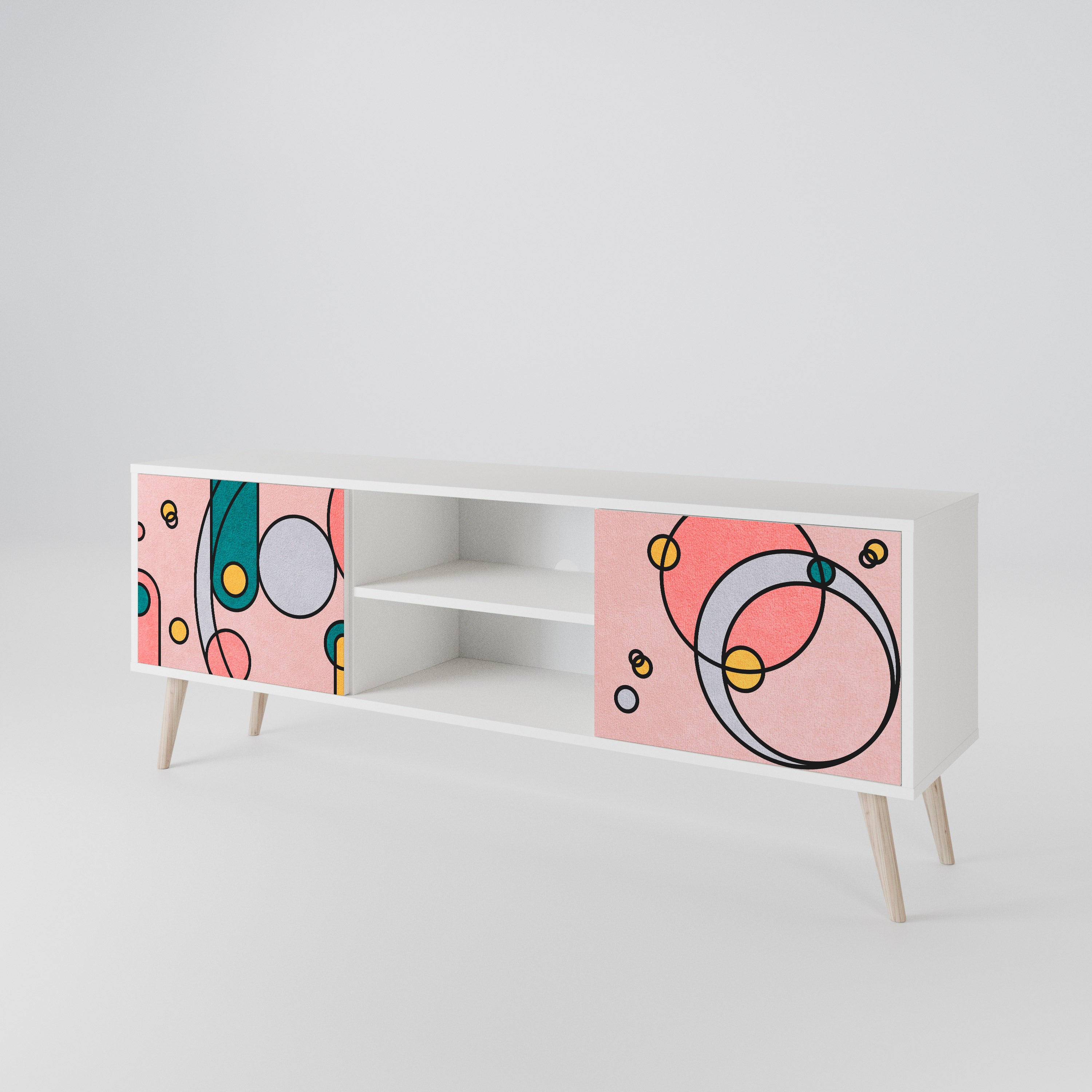 GOSSAMER ECHOES 2-Door TV Cabinet